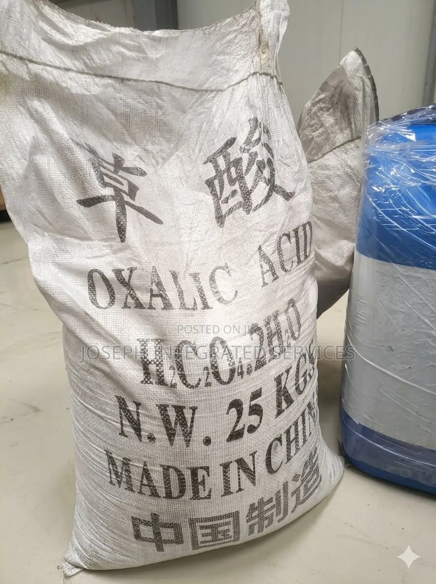25kg Bag of Industrial-Grade Oxalic Acid.