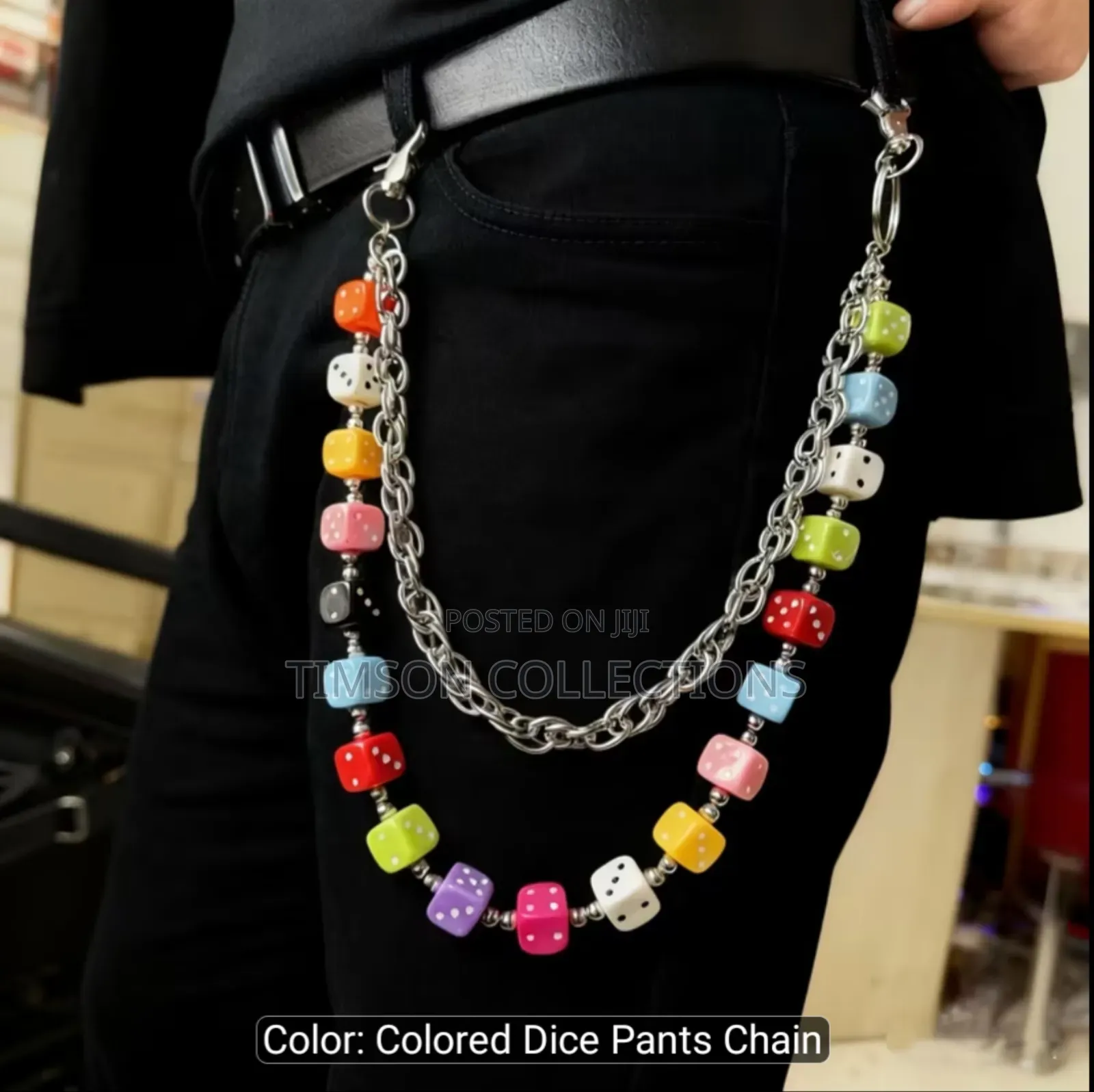 Luxury Stone Jeans Chain
