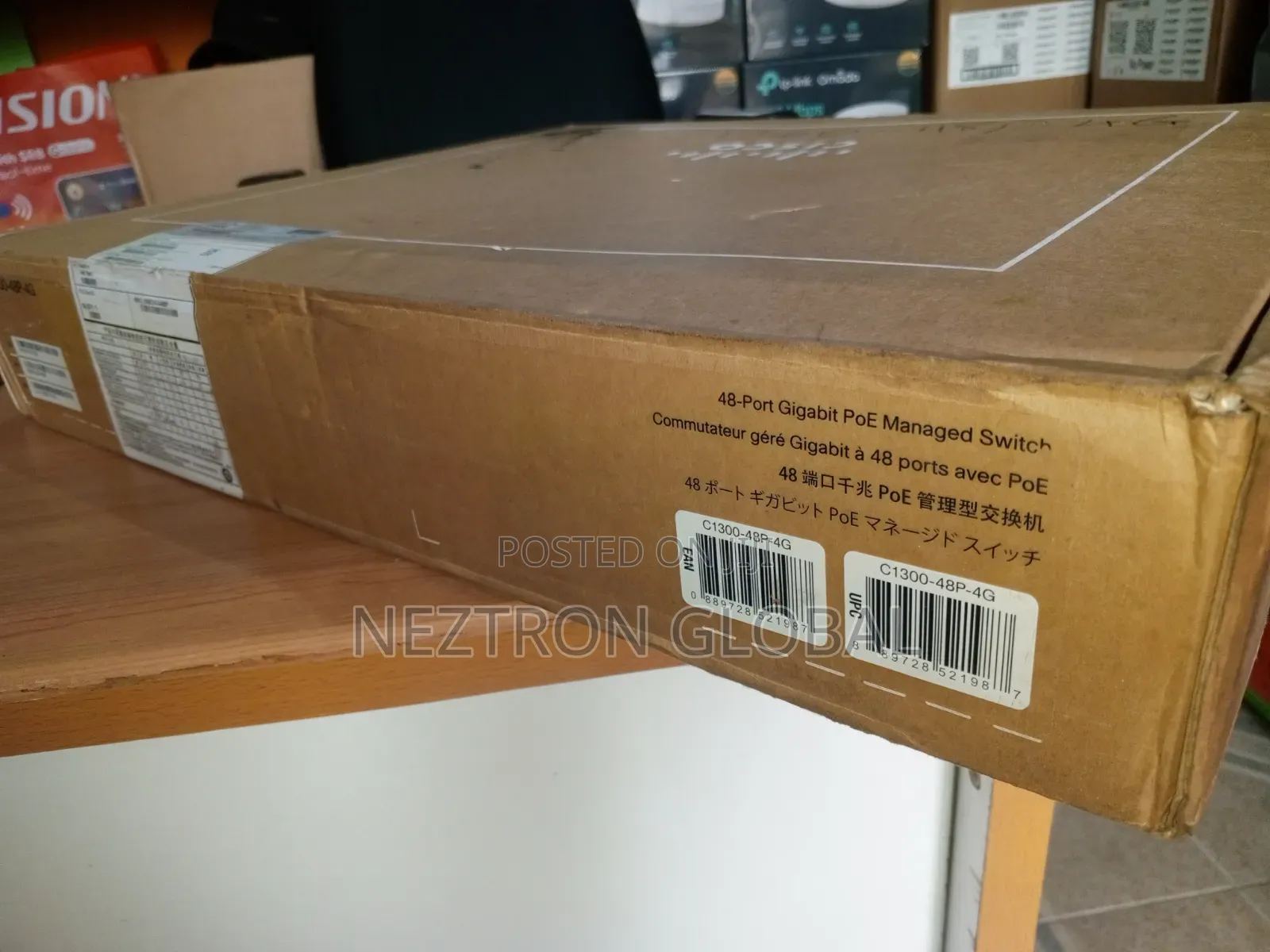 Cisco C1300-4p-4g With 4ports UPLINK