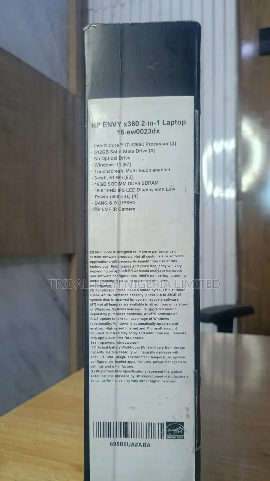 New Laptop HP Envy 15 16GB Intel Core i7 SSD 512GB