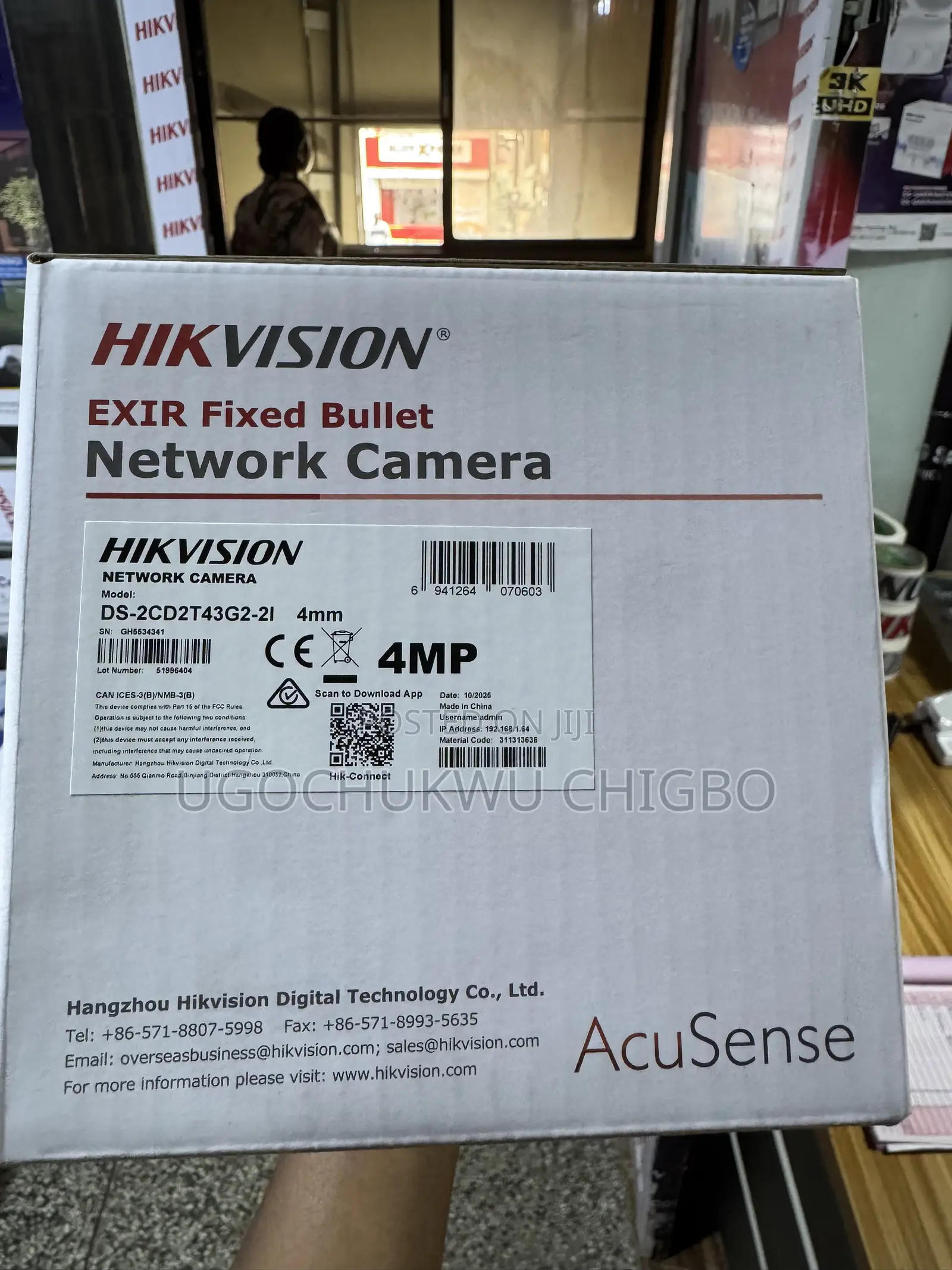 Hikvision Acusense Outdoor Camera DS-2CD2T43G2-2I