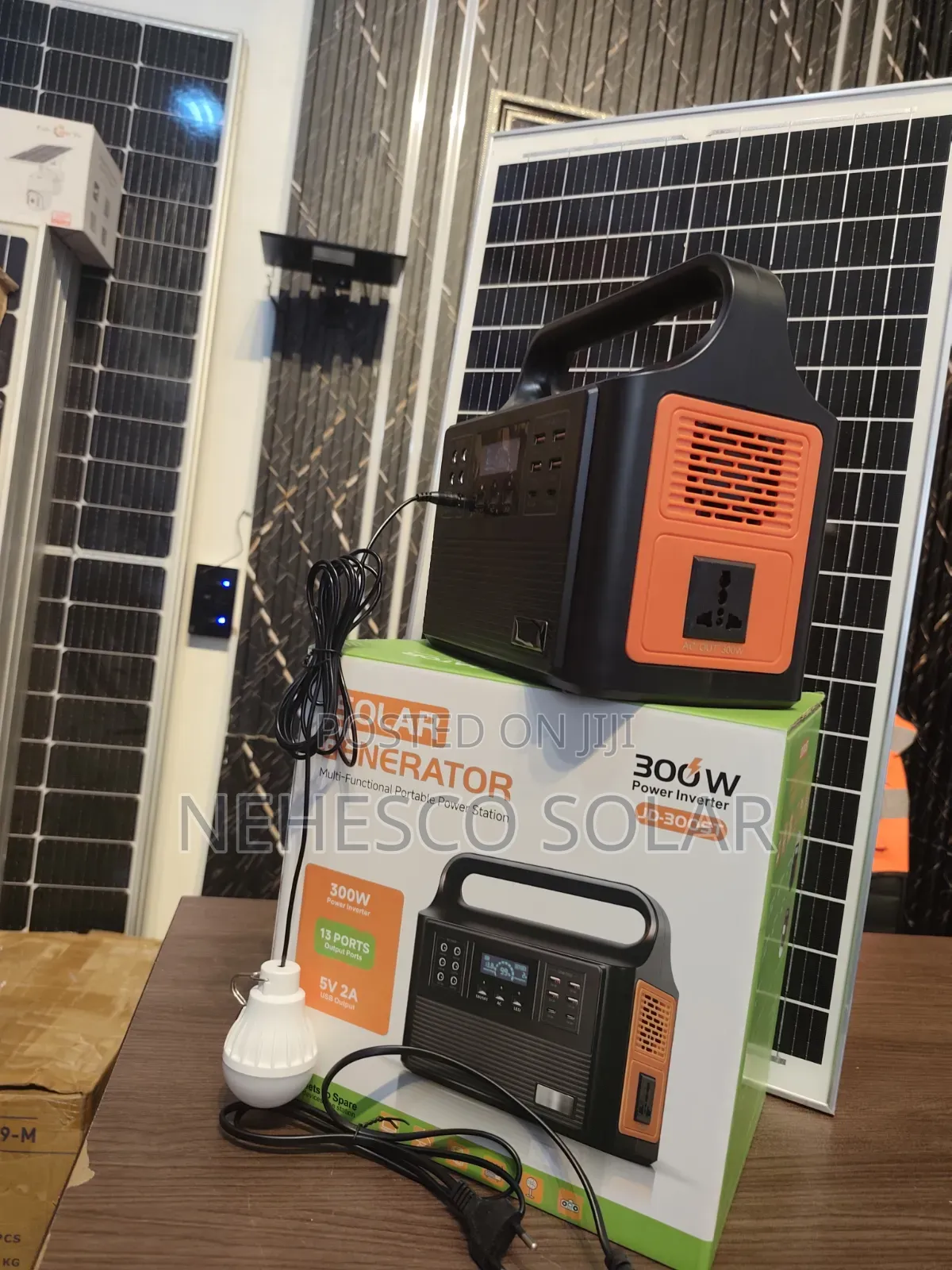 Never Stay in Darkness Again – 300W Solar Generator With Solar Panel