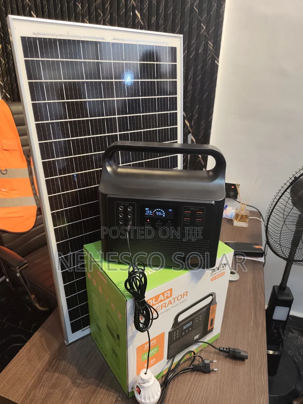Reliable Emergency Backup Power – JD-300ST Solar Generator
