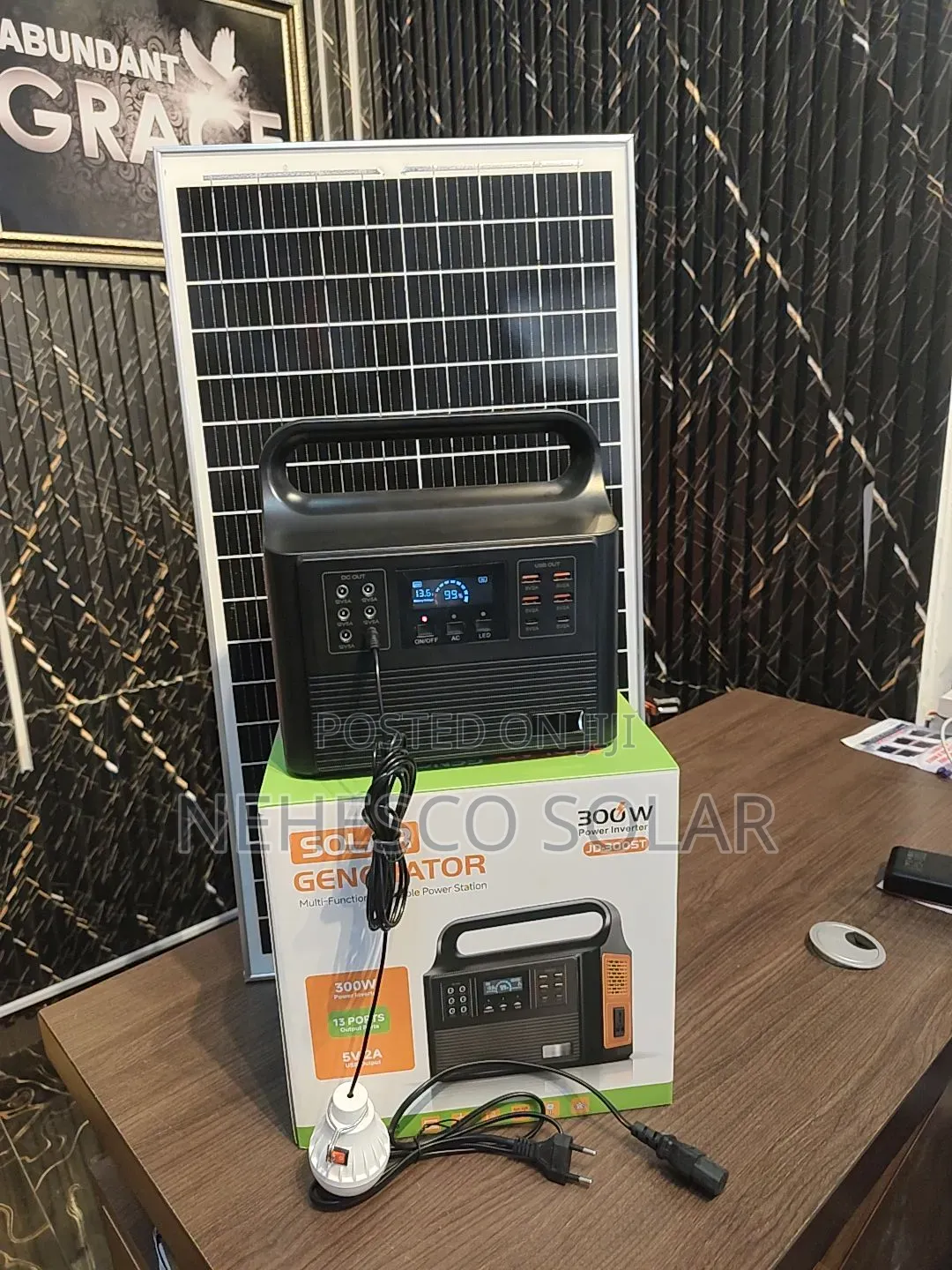 Save Fuel, Save Money – 300W Solar Generator