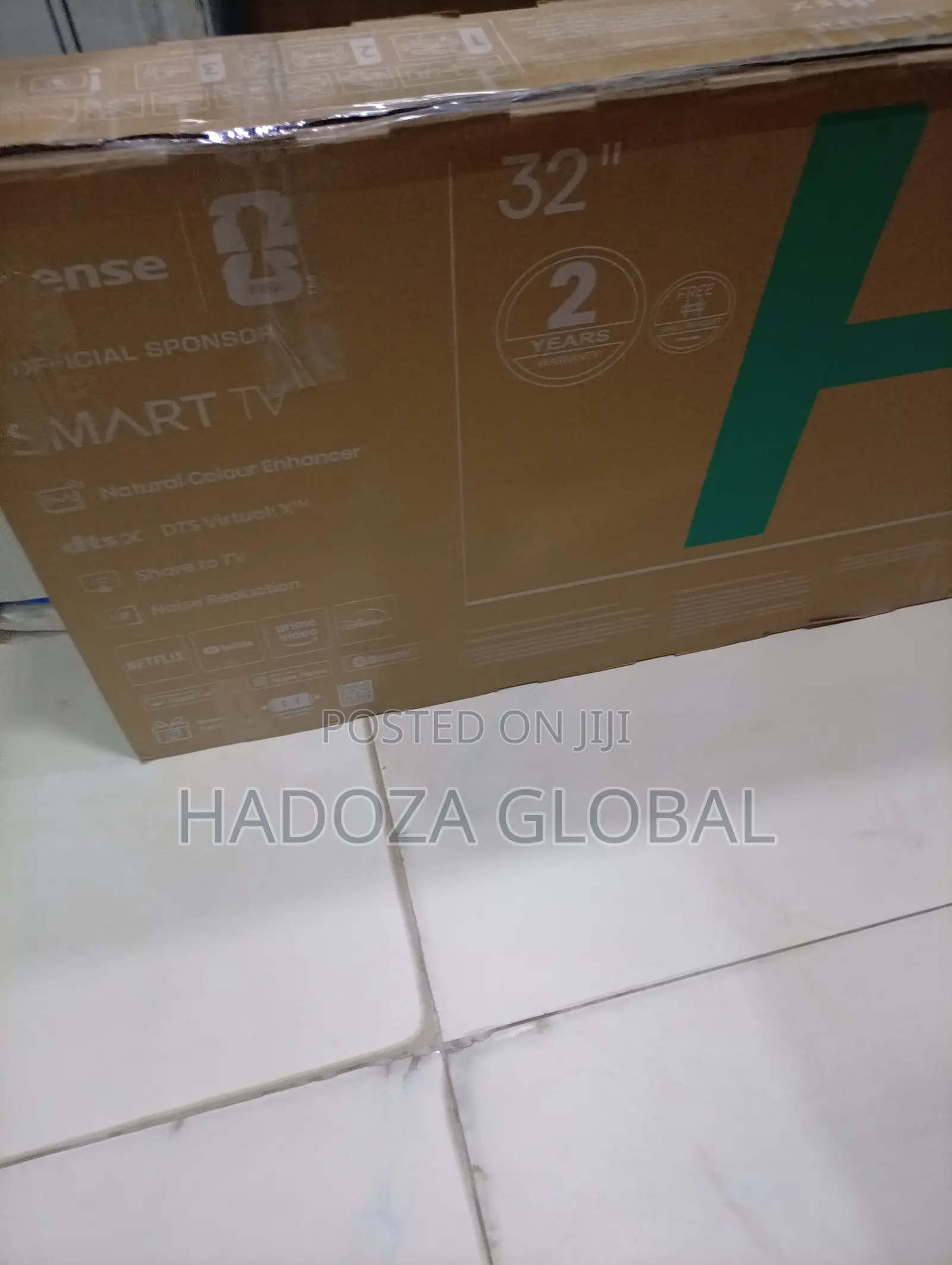 New Import Hisense 32-Inch Smart TV With Crystal Display