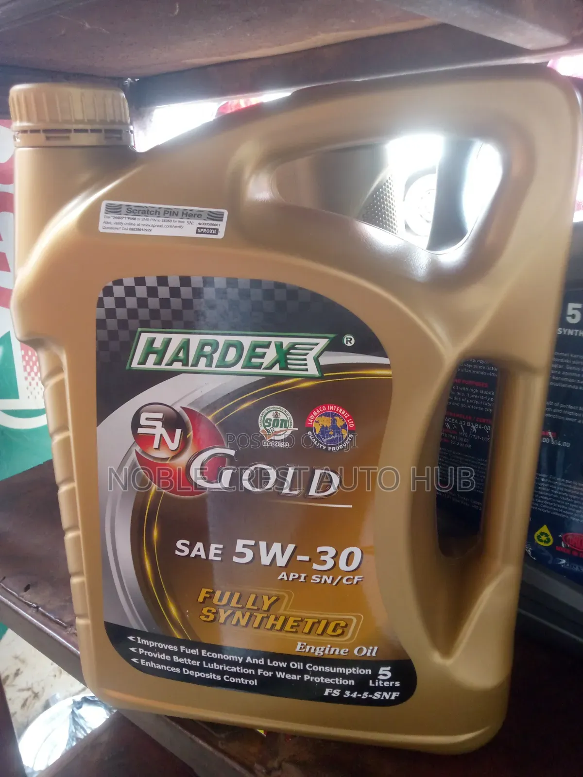 Hardex Engine Oil SAE 5w-30 5L Fully Synthetic