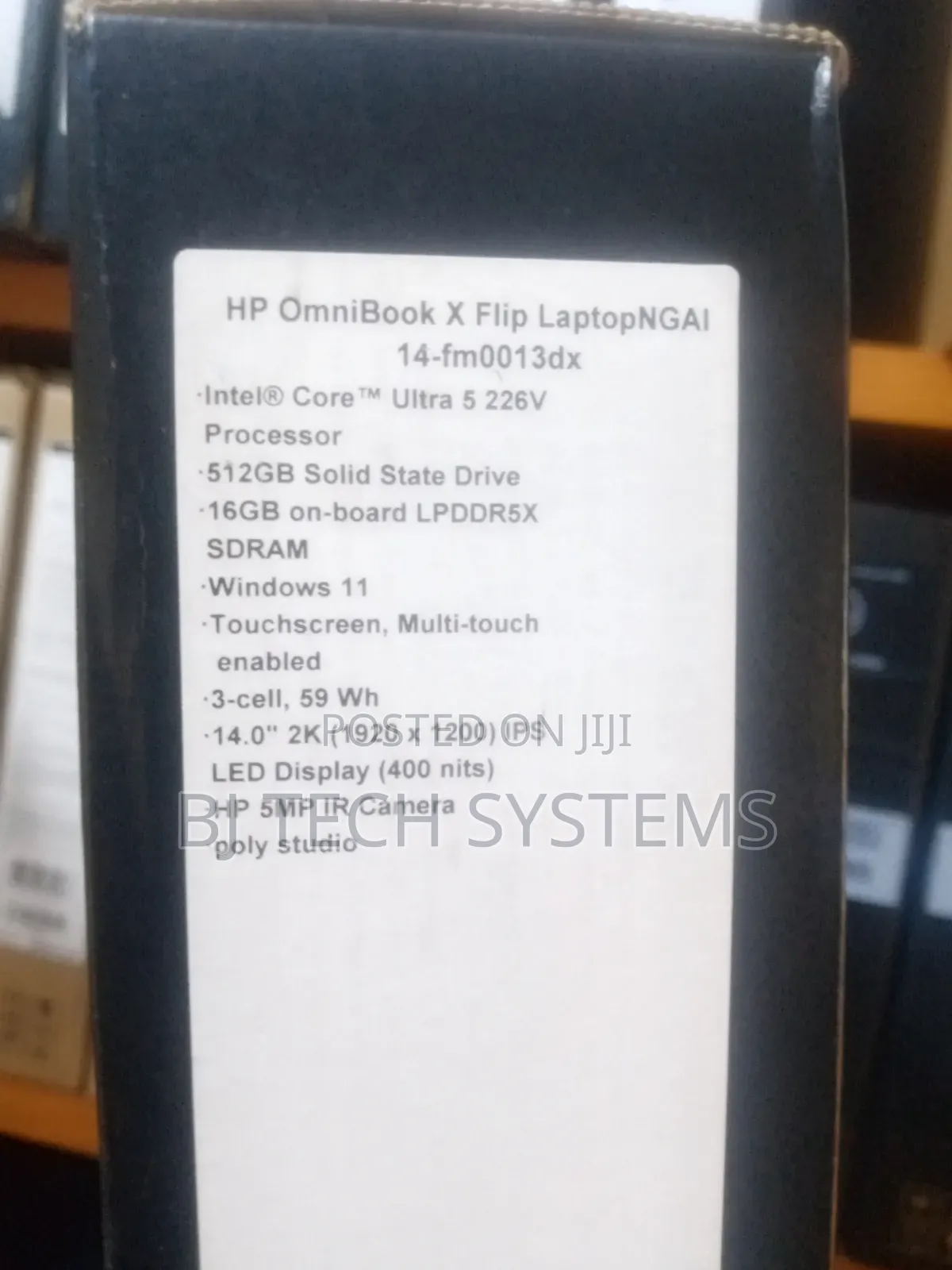 New Laptop HP OmniBook X Flip 14" 16GB Intel Core Ultra 5 SSD 512GB