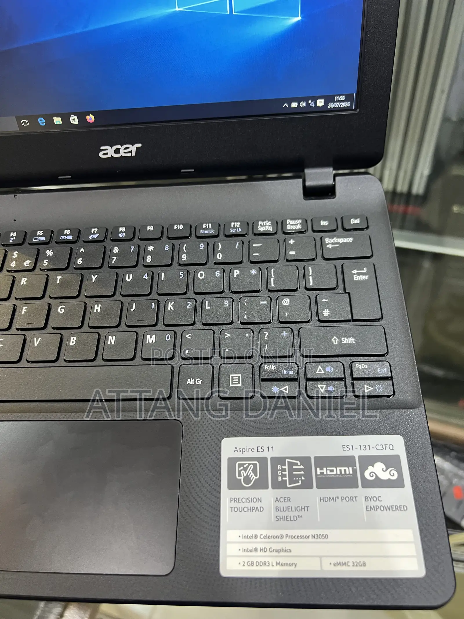 Laptop Acer Aspire ES1-131 2GB Intel eMMC 32GB