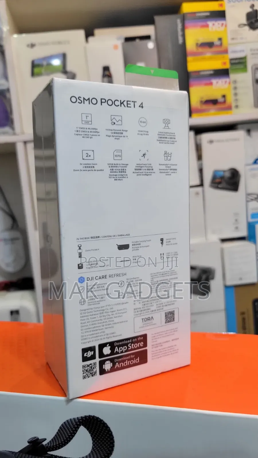 DJI Osmo Pocket 4 Standard Version 240fps Video Vlog Action Camera