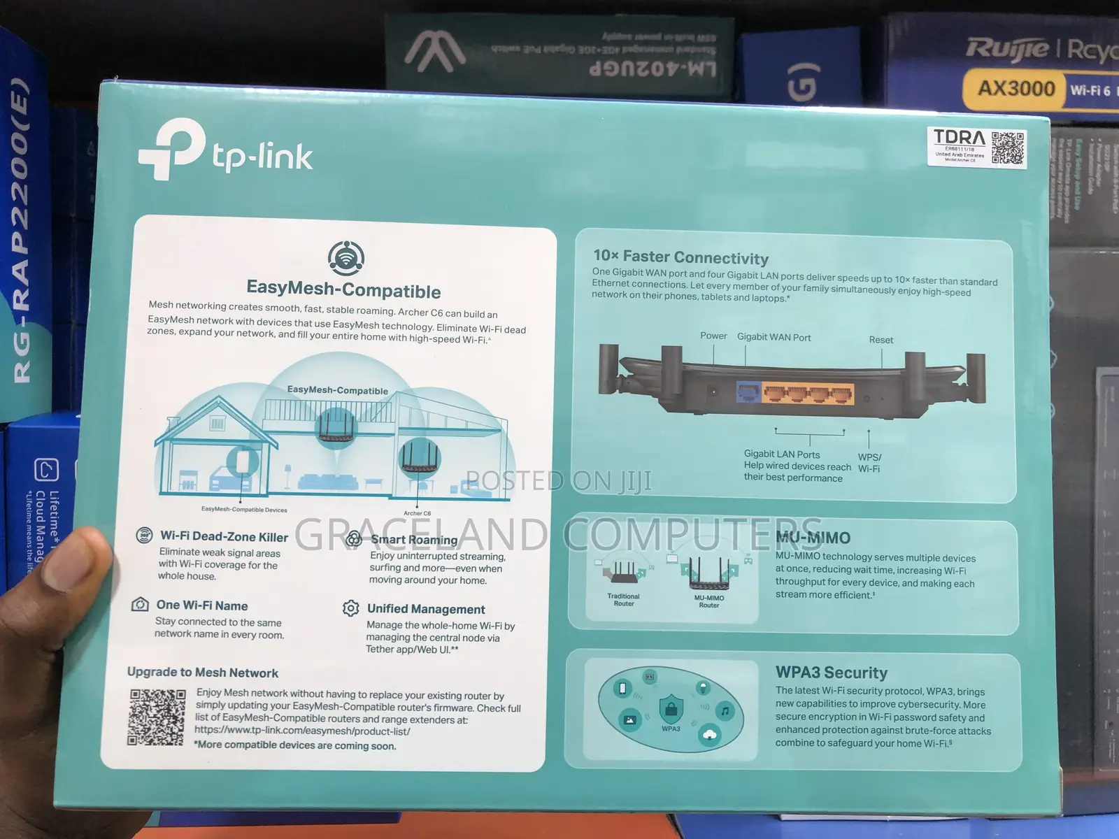 TP-Link Archer C6 | AC1200 Wireless MU-MIMO Gigabit Router