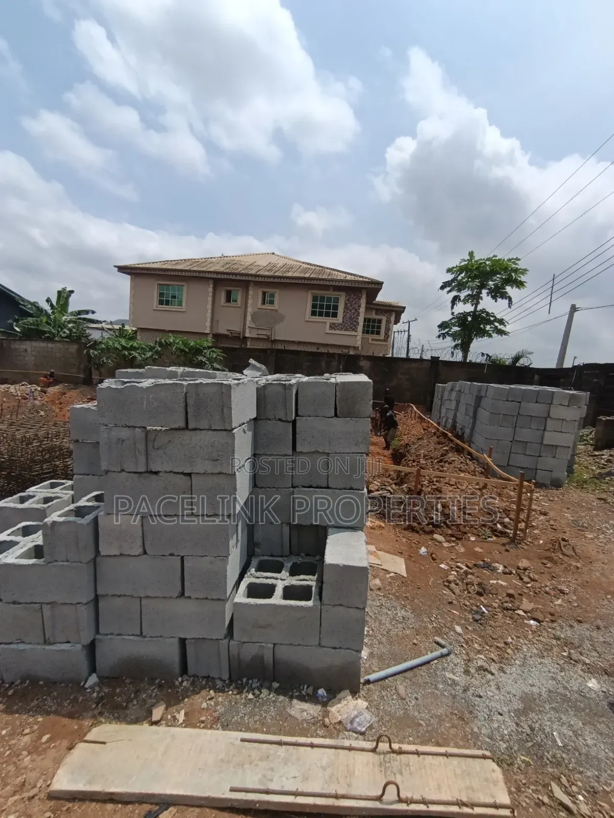 Half Plot of Land in a Very Decent Area at Shagari Estate Water at Ite