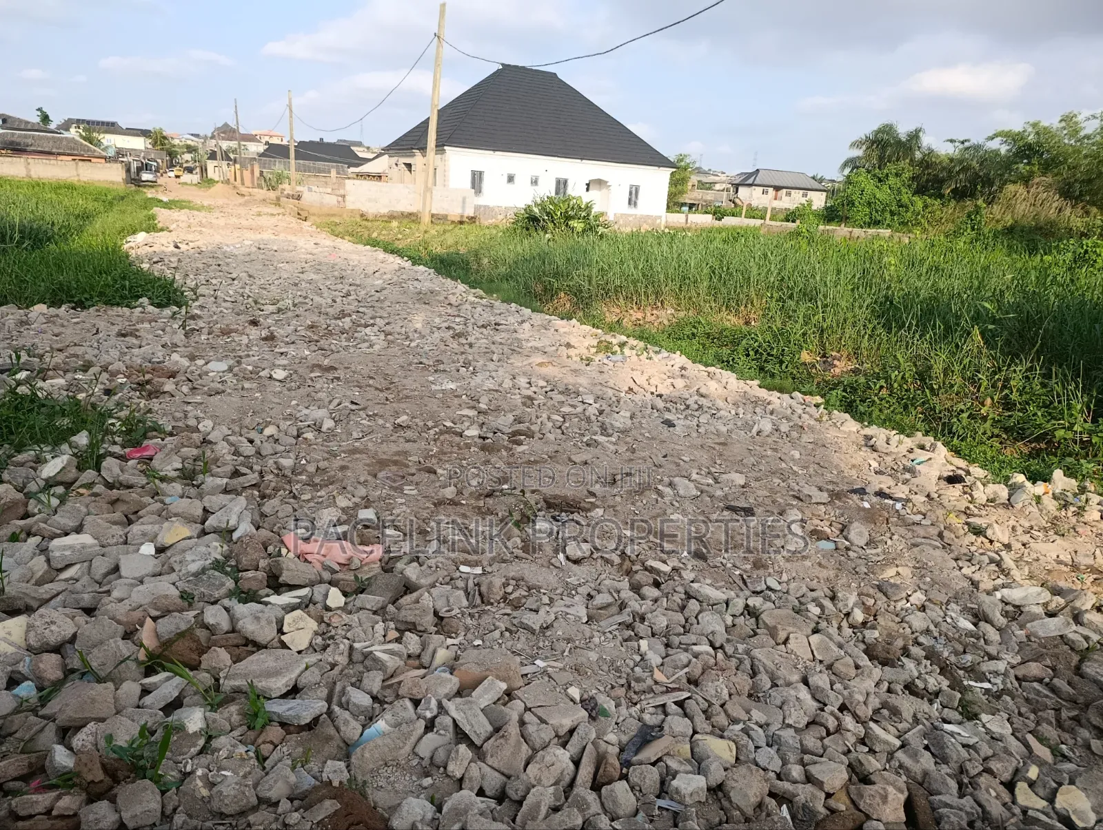 More Than Half Plot of Land in a Very Decent Area Close Not Too Far Fr