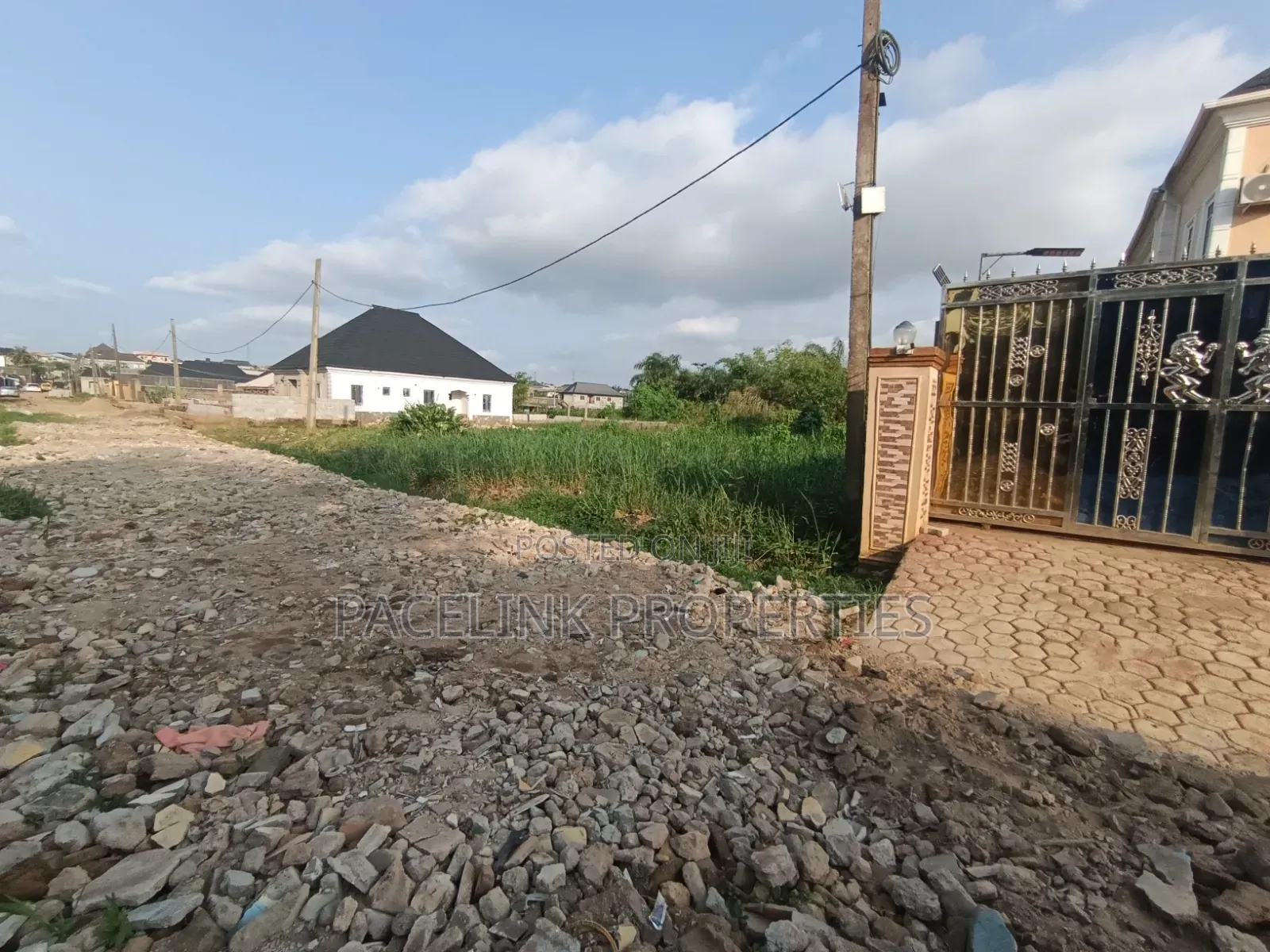 More Than Half Plot of Land in a Very Decent Area Close Not Too Far Fr