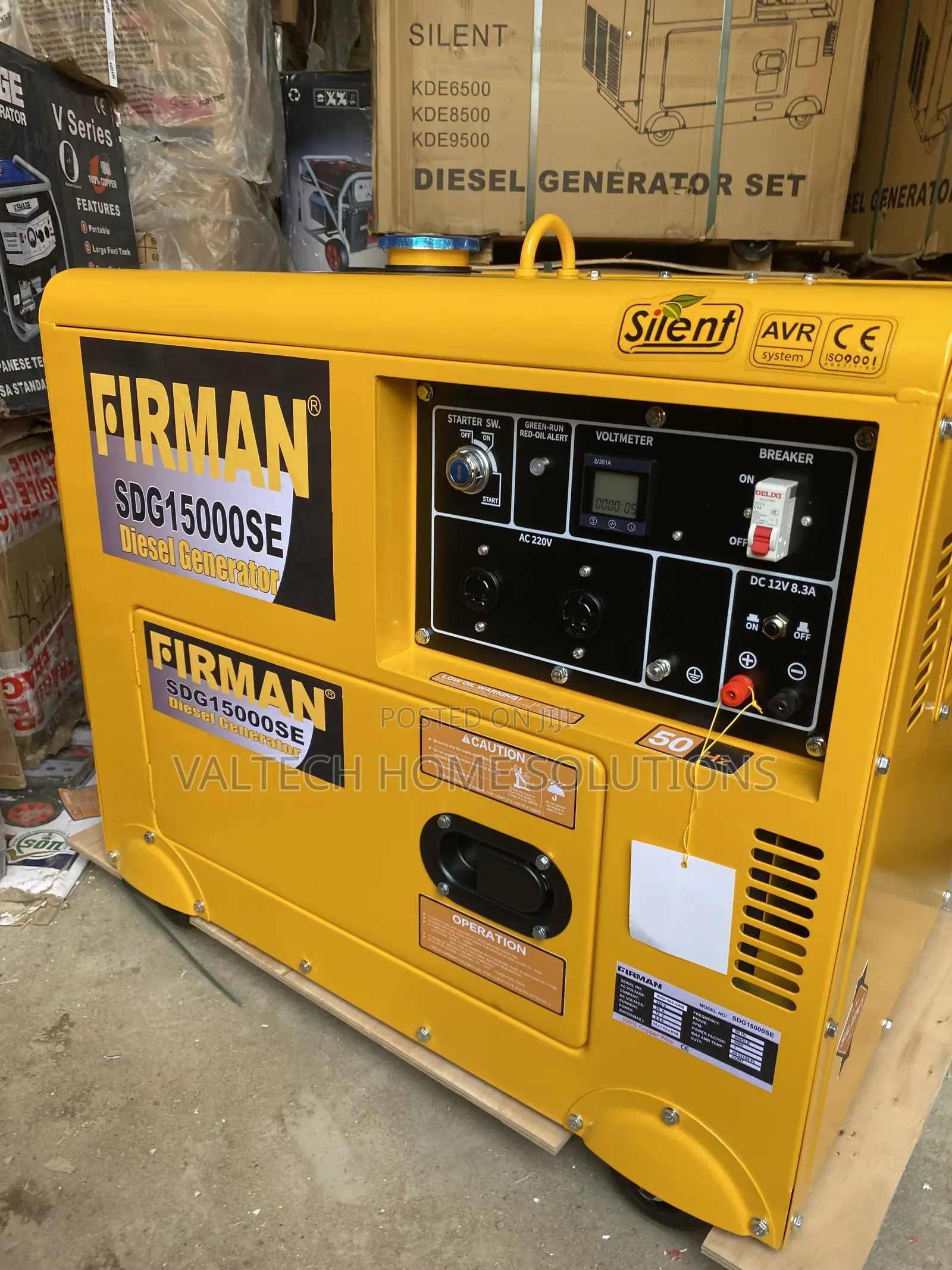 Fireman 12.5KVA Diesel Generator – Low Noise, High Efficiency