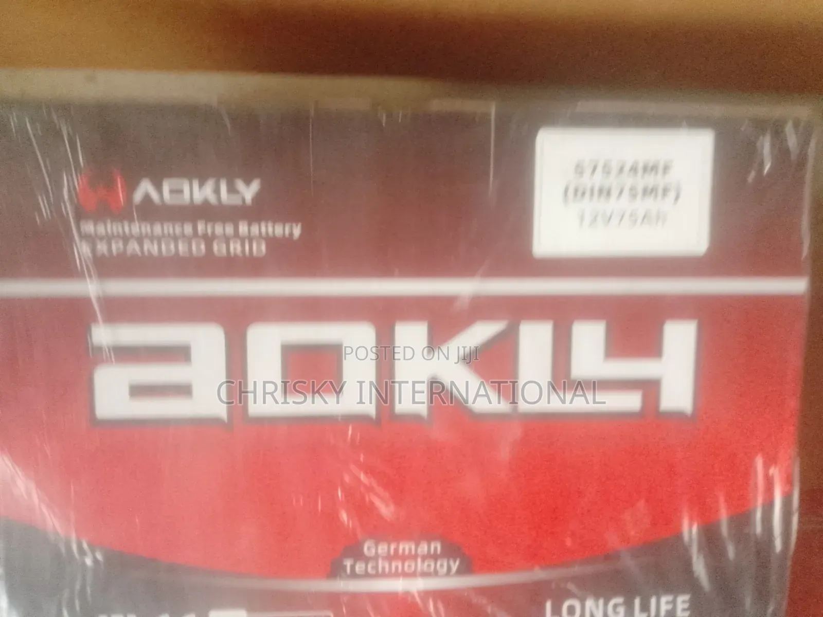 Original 75ahs Battery European