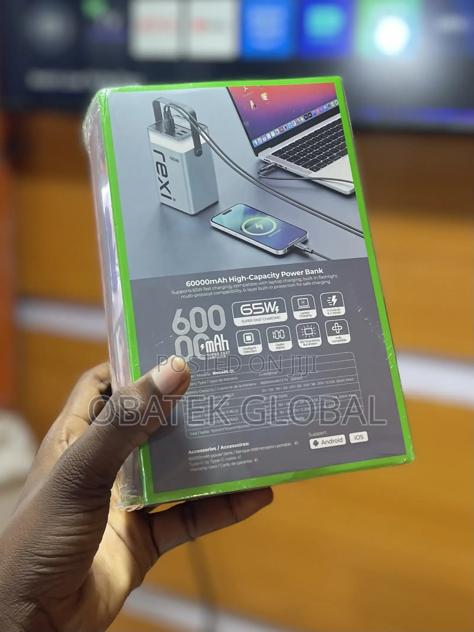 65watts 60kmah Rexi Powerbank