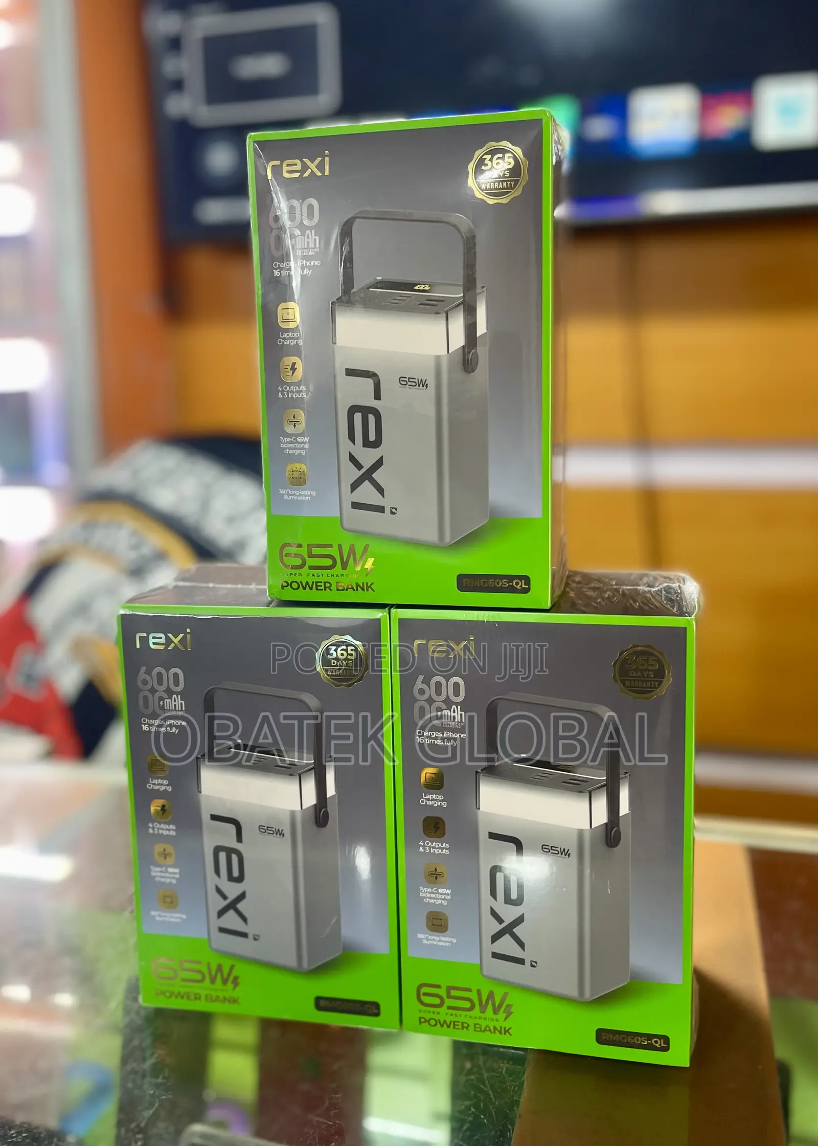 65watts 60kmah Rexi Powerbank