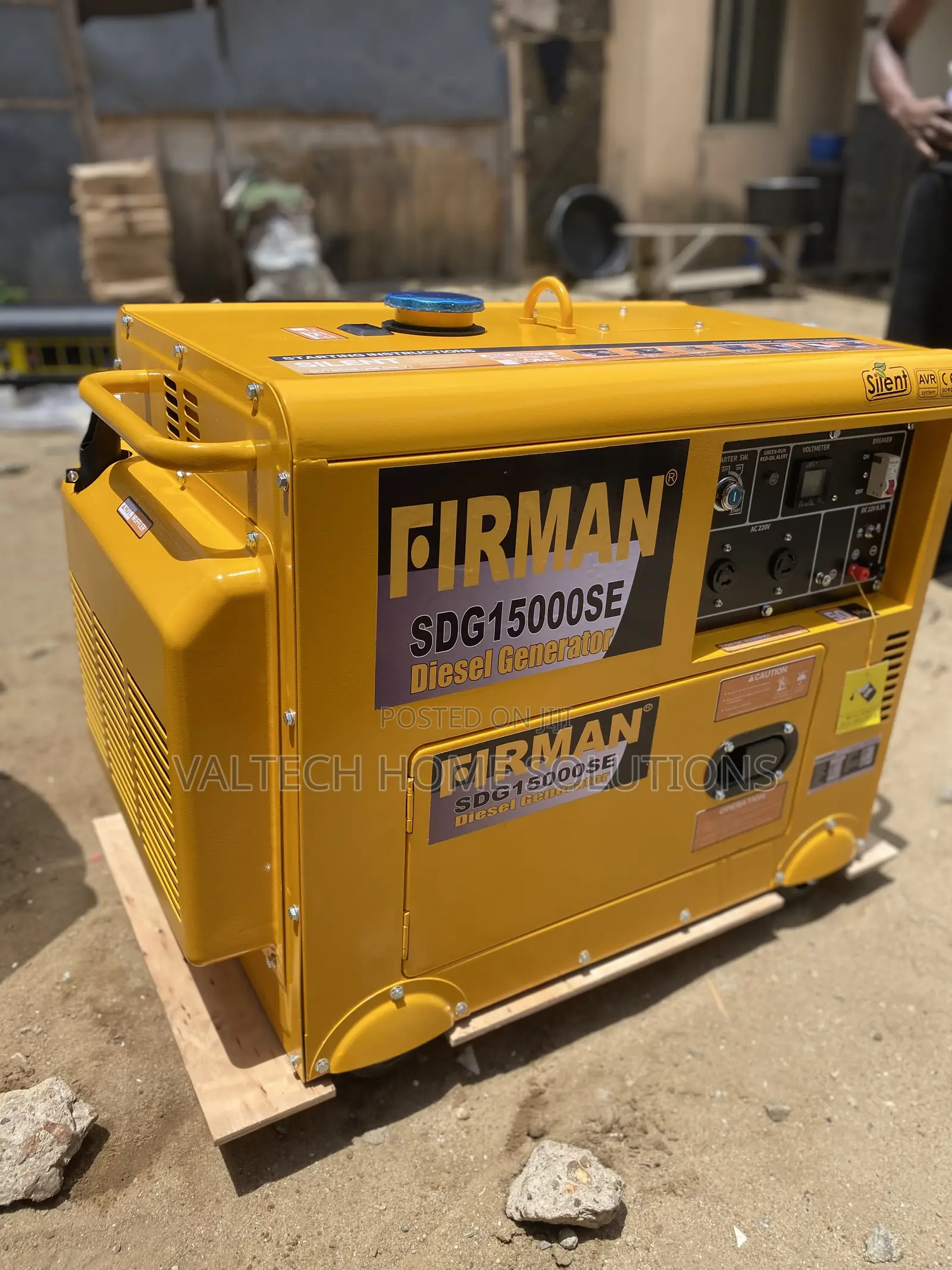 Powerful 12.5KVA Fireman Silent Diesel Generator