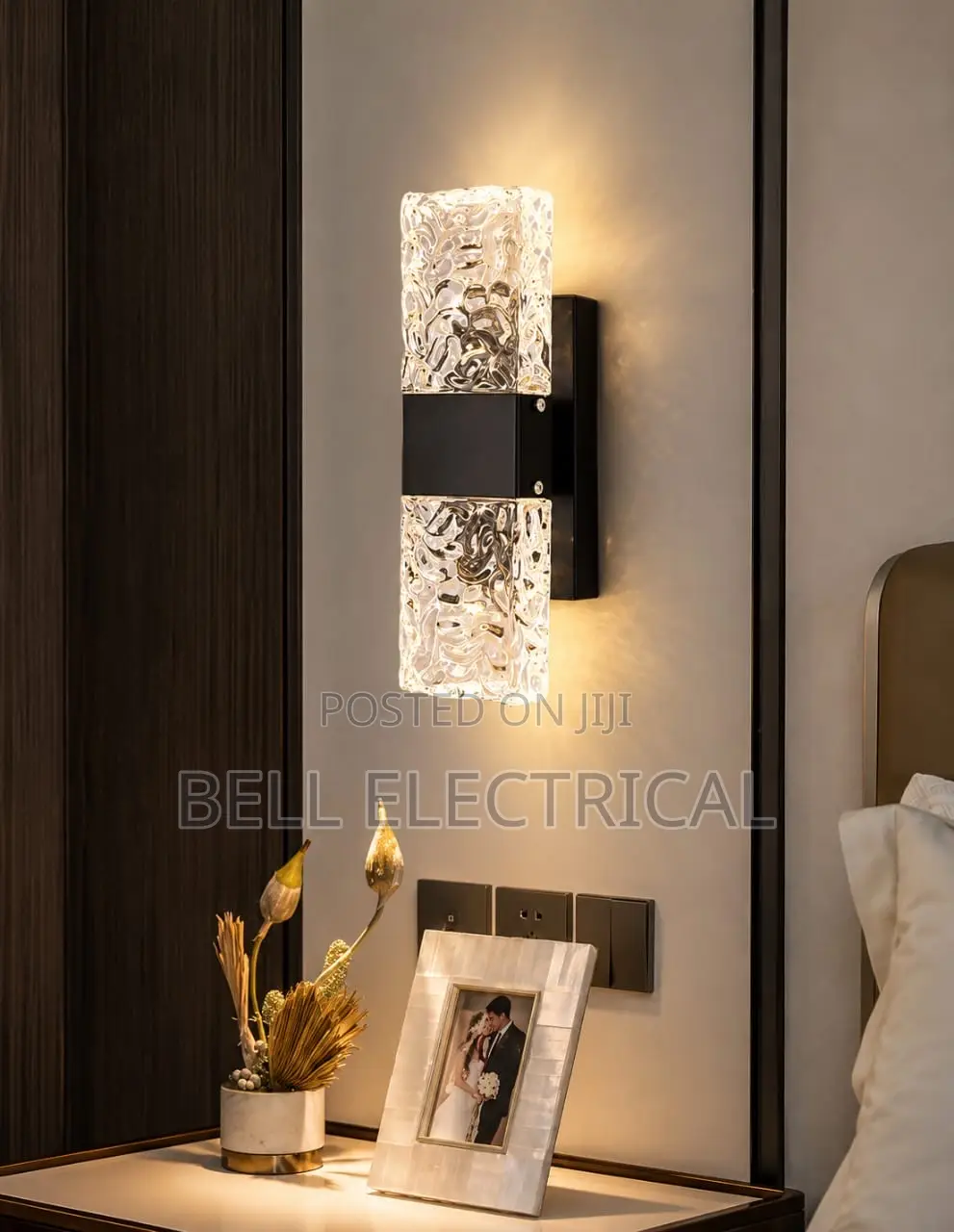 Nordic Postmodern Crystal Wall Lamps