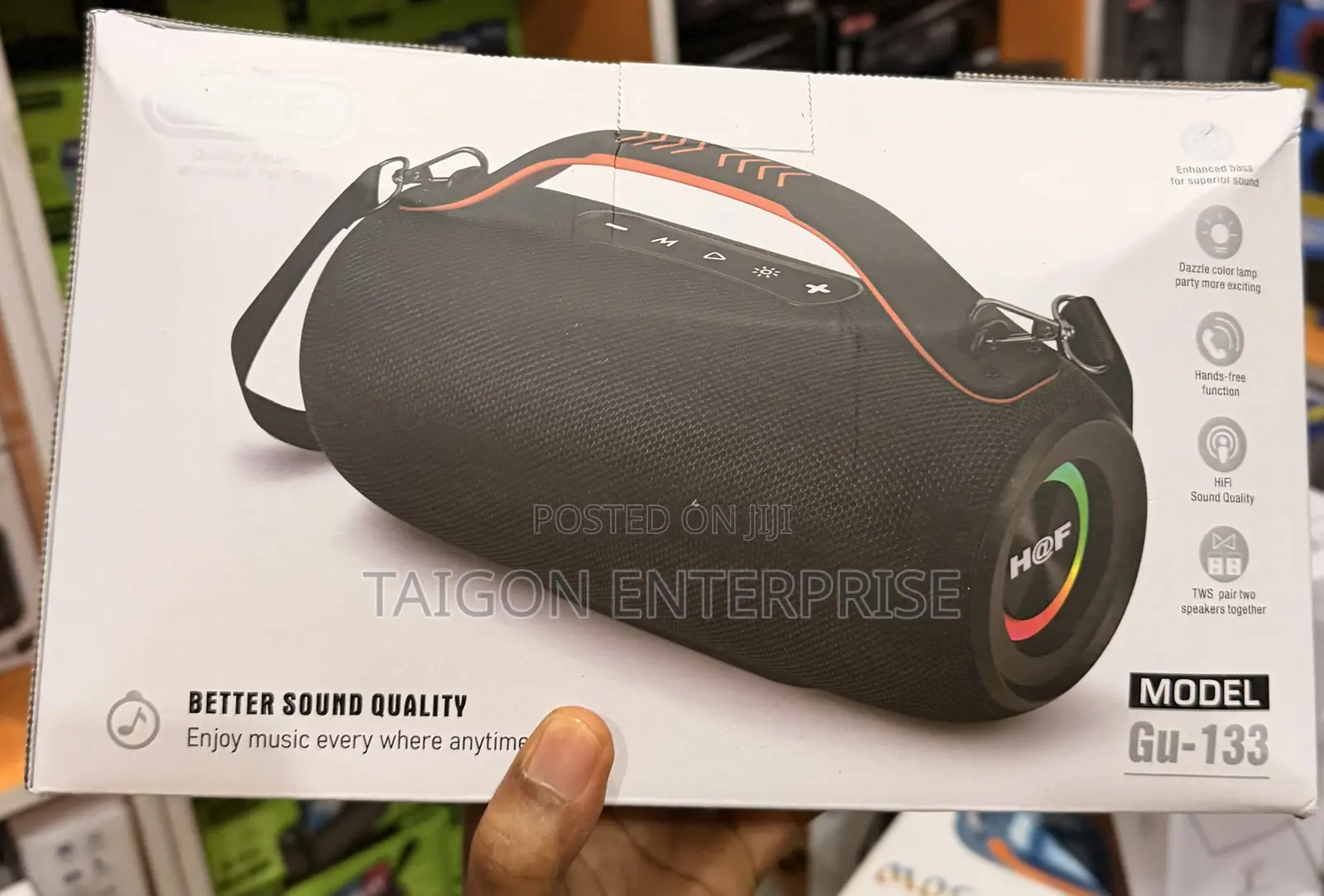 HOF ( GU-133) Wireless Portable Bluetooth Speaker