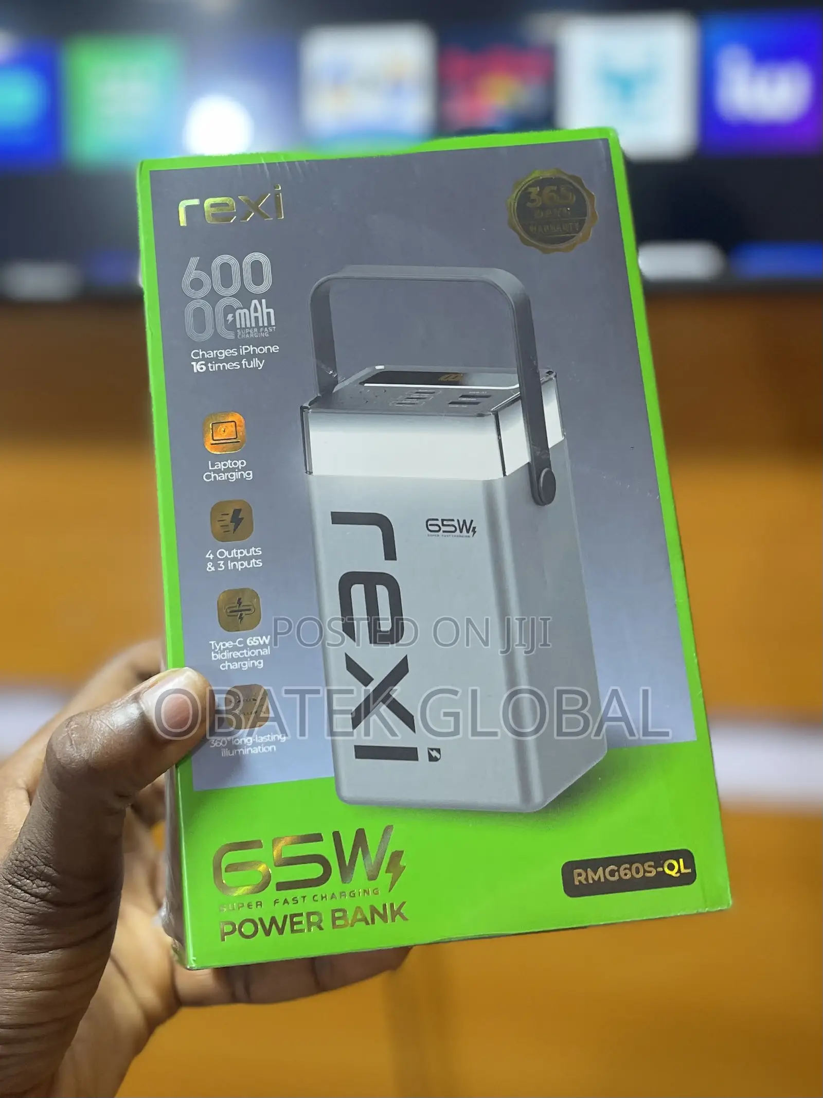 65watts 60kmah Rexi Powerbank