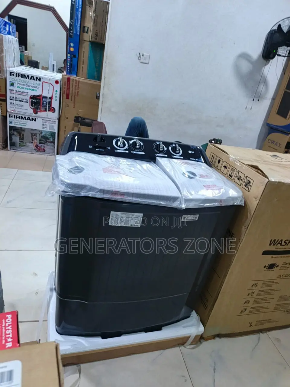 LG 9kg Twin Tub Washer With Quick Spin