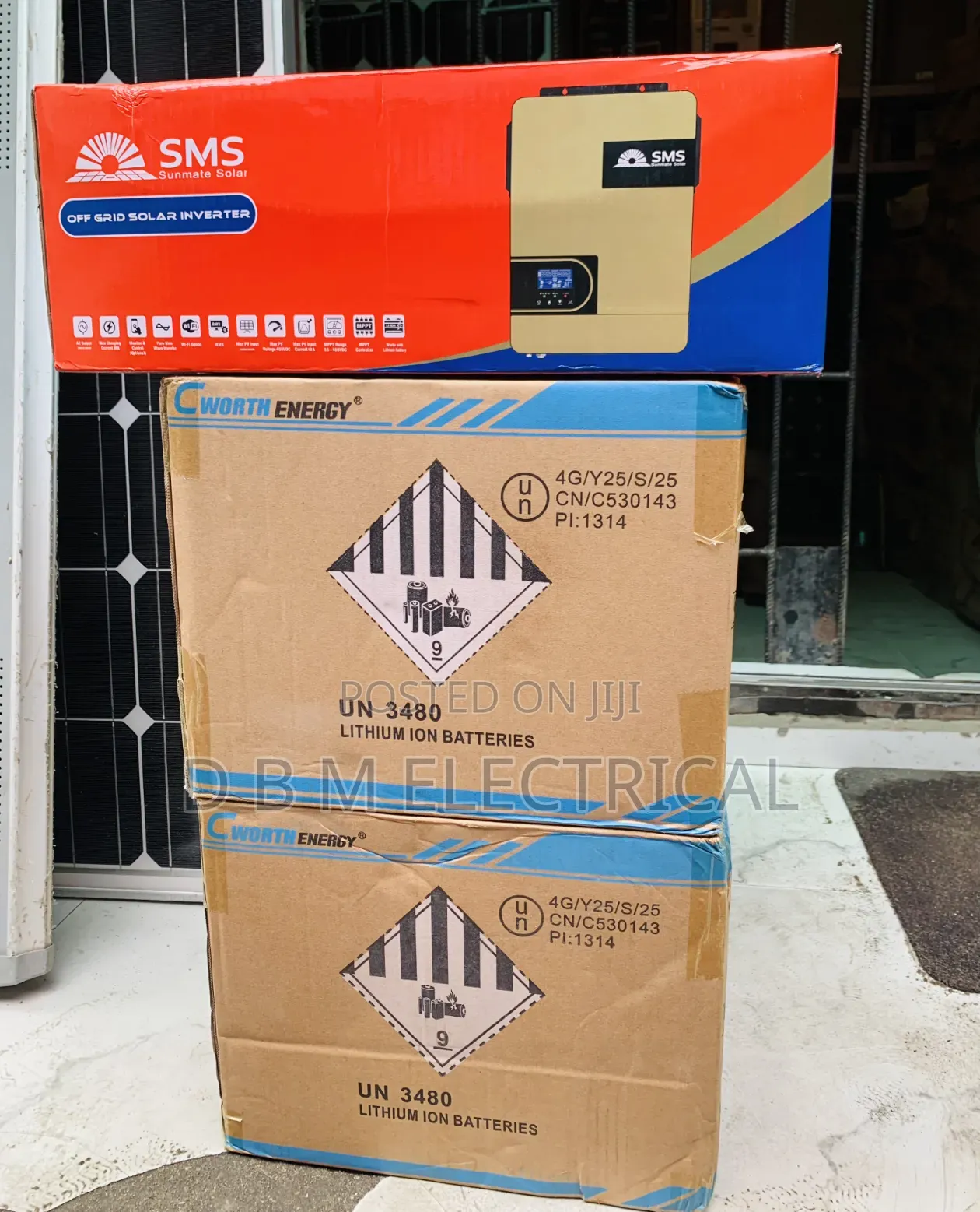 Cworth Solar Lithium Battery 200ah 12v