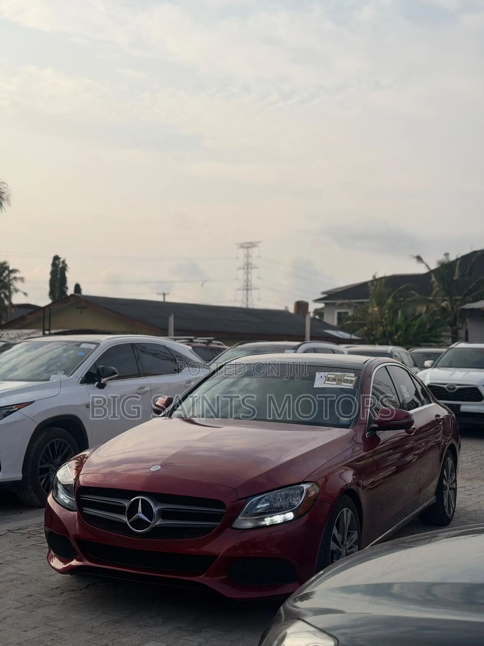 Mercedes-Benz C300 Base 4Matic Sedan AWD (2.0L 4cyl 7A) 2016 Red