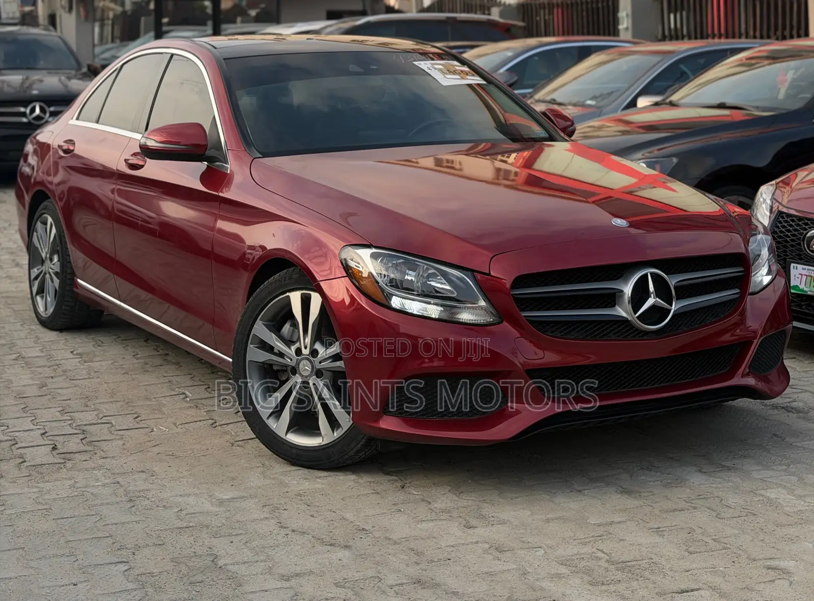 Mercedes-Benz C300 Base 4Matic Sedan AWD (2.0L 4cyl 7A) 2016 Red
