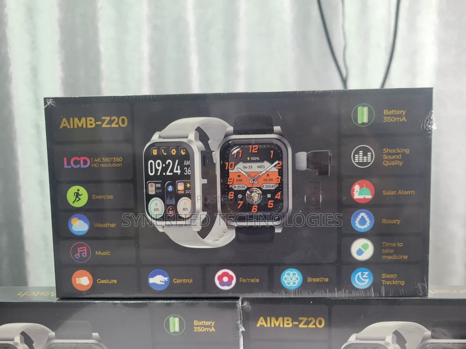 AIMB-Z20 Is a 2-in-1 Bluetooth Calling Smartwatch