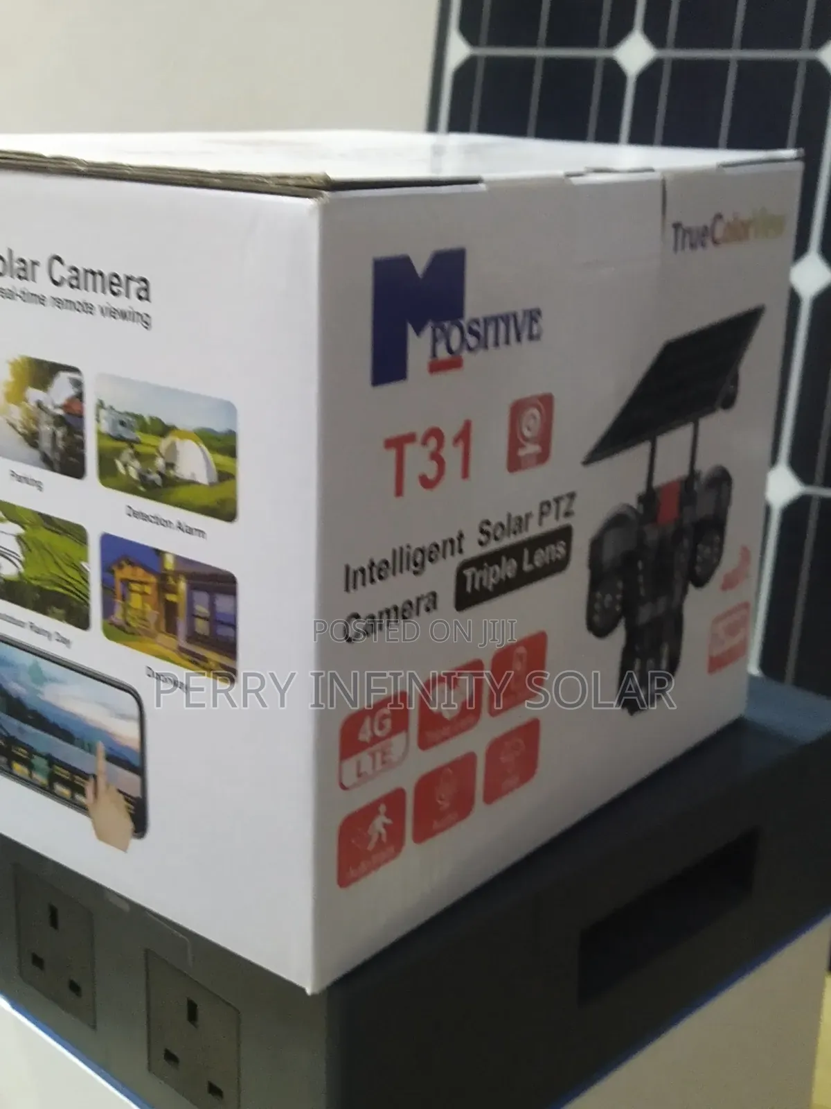 T33 4G Triple Lens Solar CCTV Camera| 9MP PTZ |AI Tracking |Waterproof