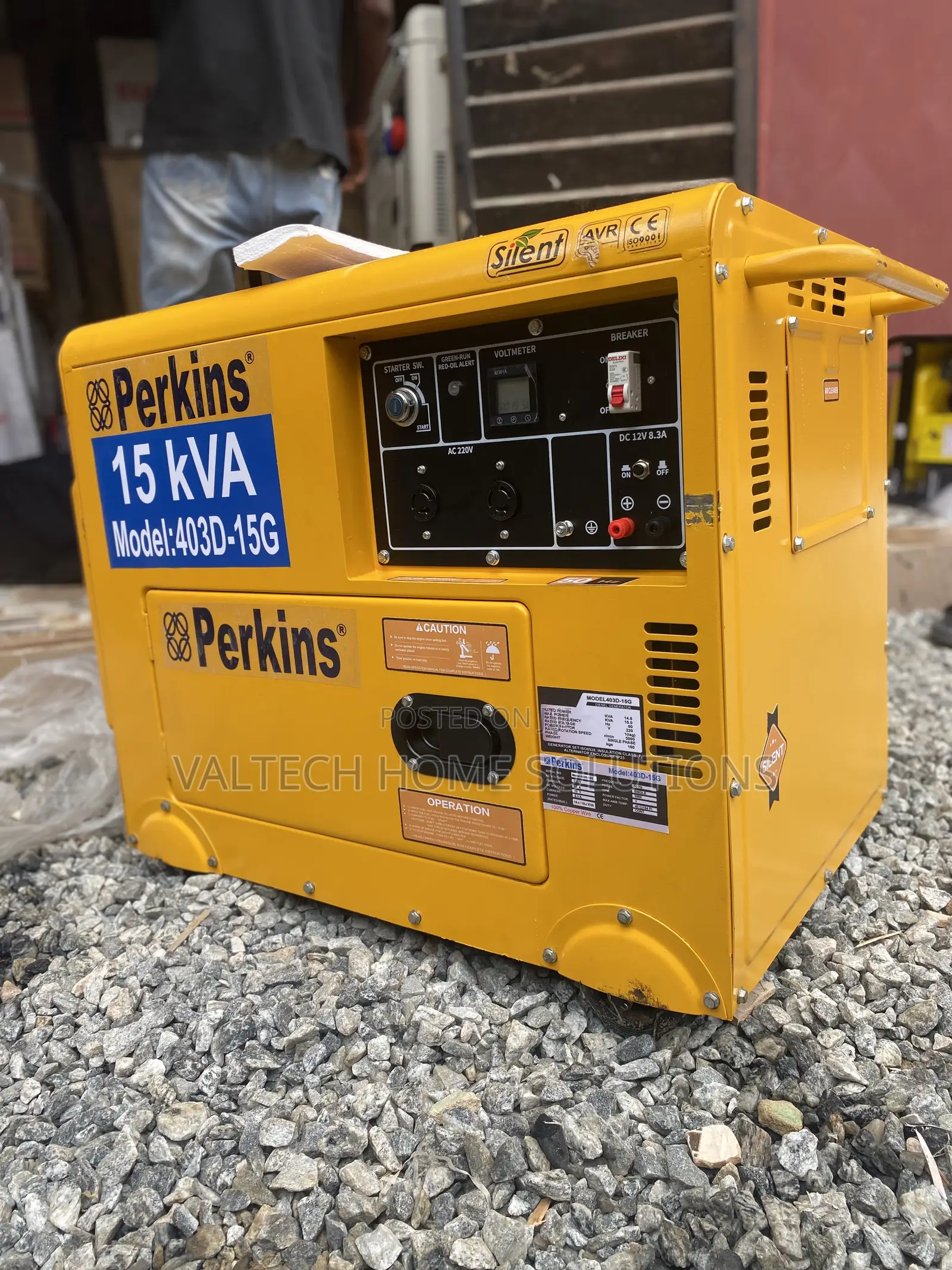 Buy 15KVA Perkins Soundproof Diesel Generator at Best Price