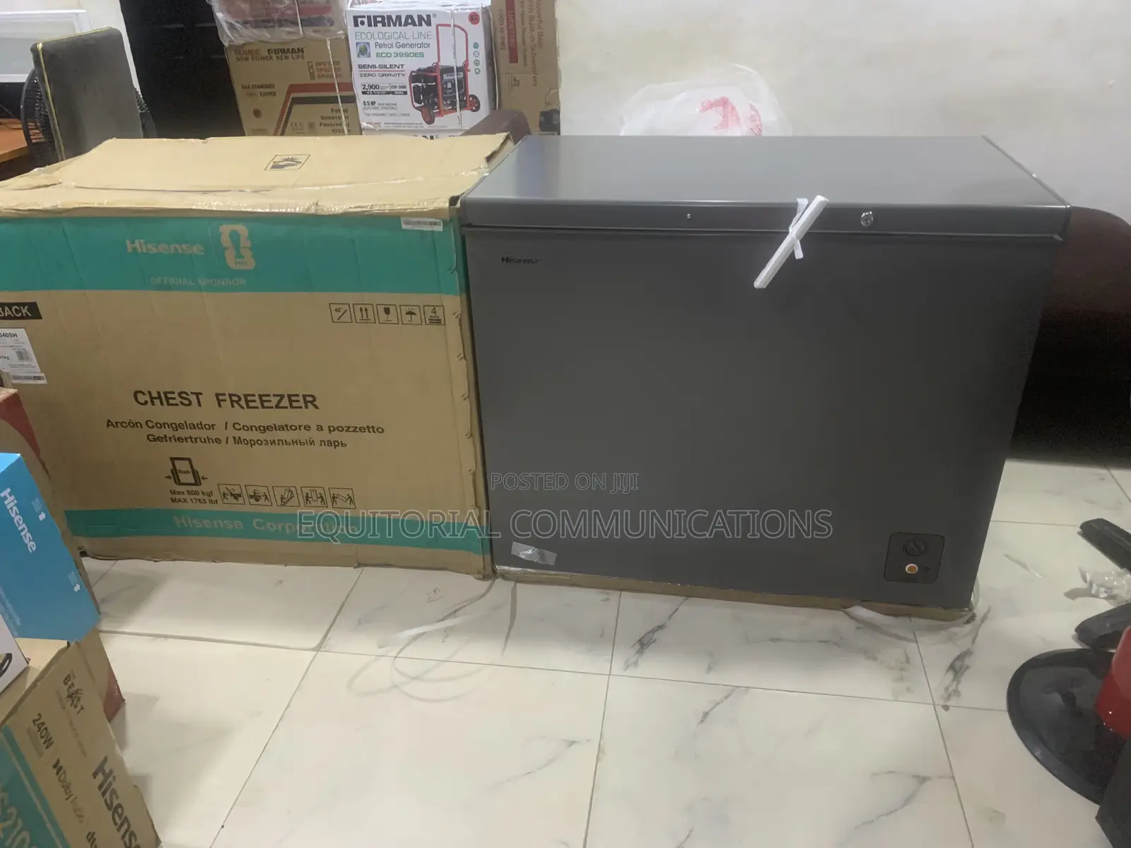 Hisense FC340SH Large 250L Chest Freezer for Home Commercial Storage
