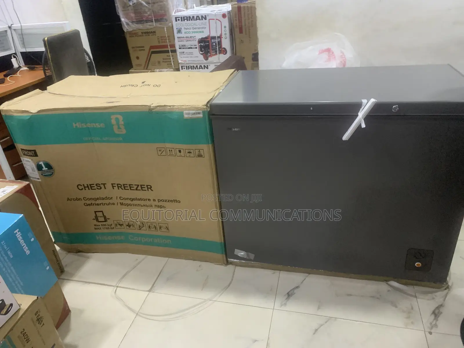 Hisense FC340SH Large 250L Chest Freezer for Home Commercial Storage