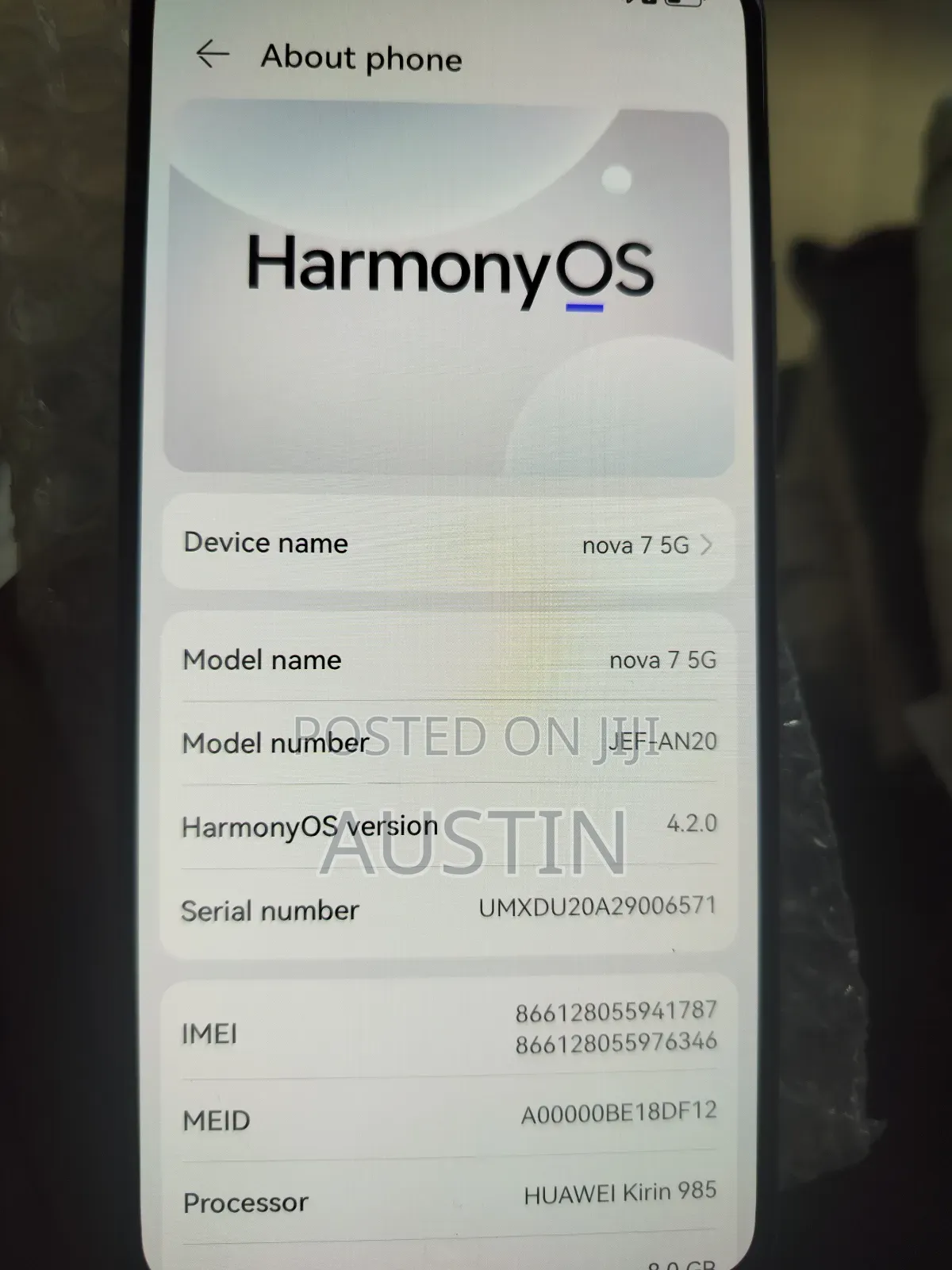 New Huawei Nova 7 Pro 5G 128 GB