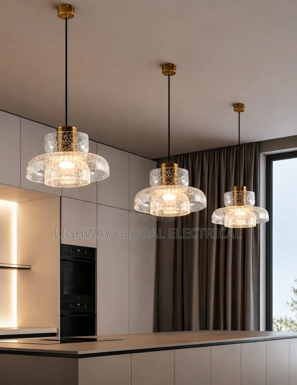 New Design Home Decorative Glass Suspension Pendant Lamp