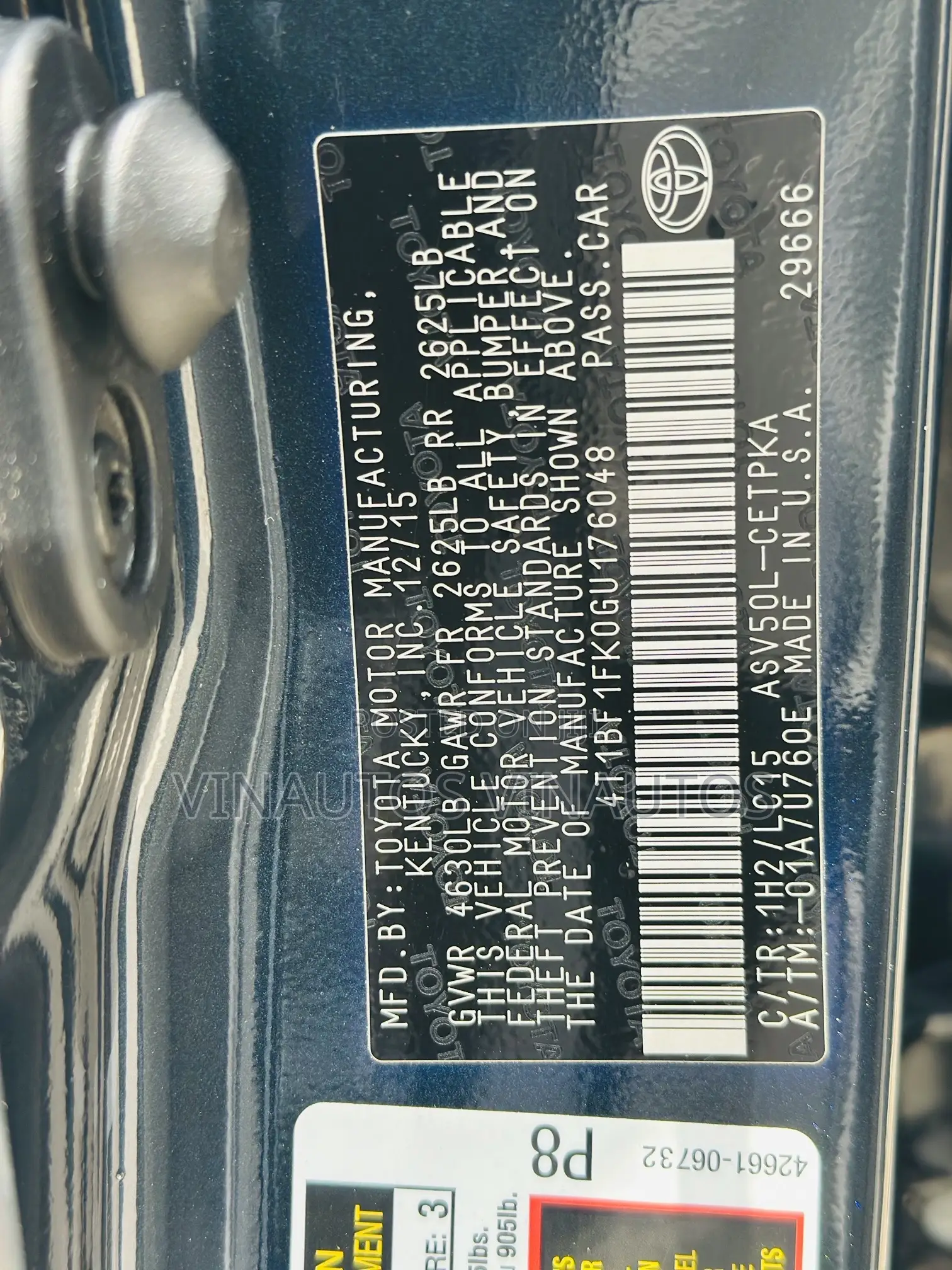 Toyota Camry 2016 Gray