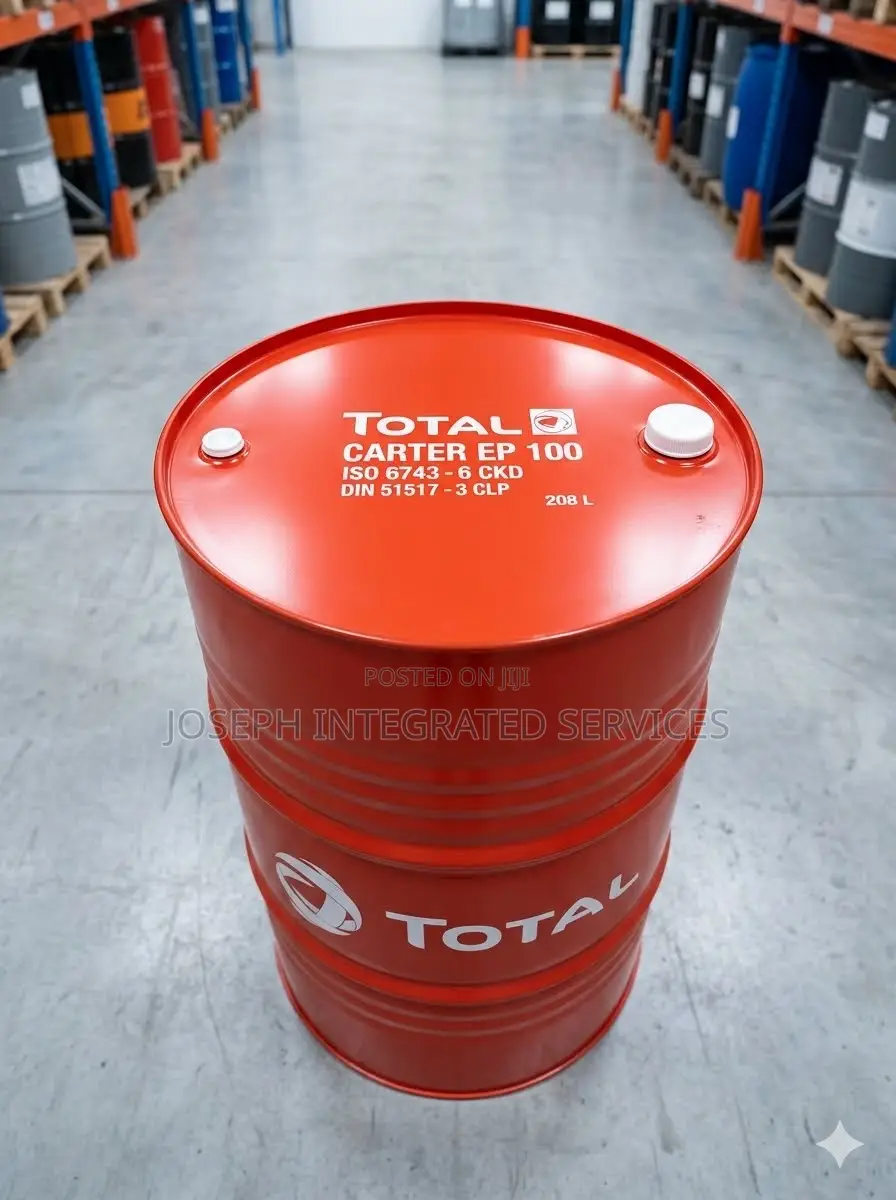 Total Carter EP 100 Industrial Gear Oil Drum.