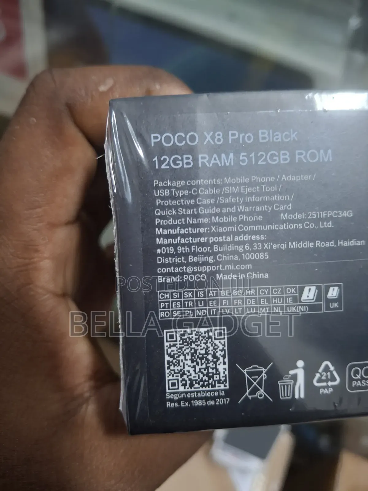 New Xiaomi Poco X8 Pro 512 GB Black