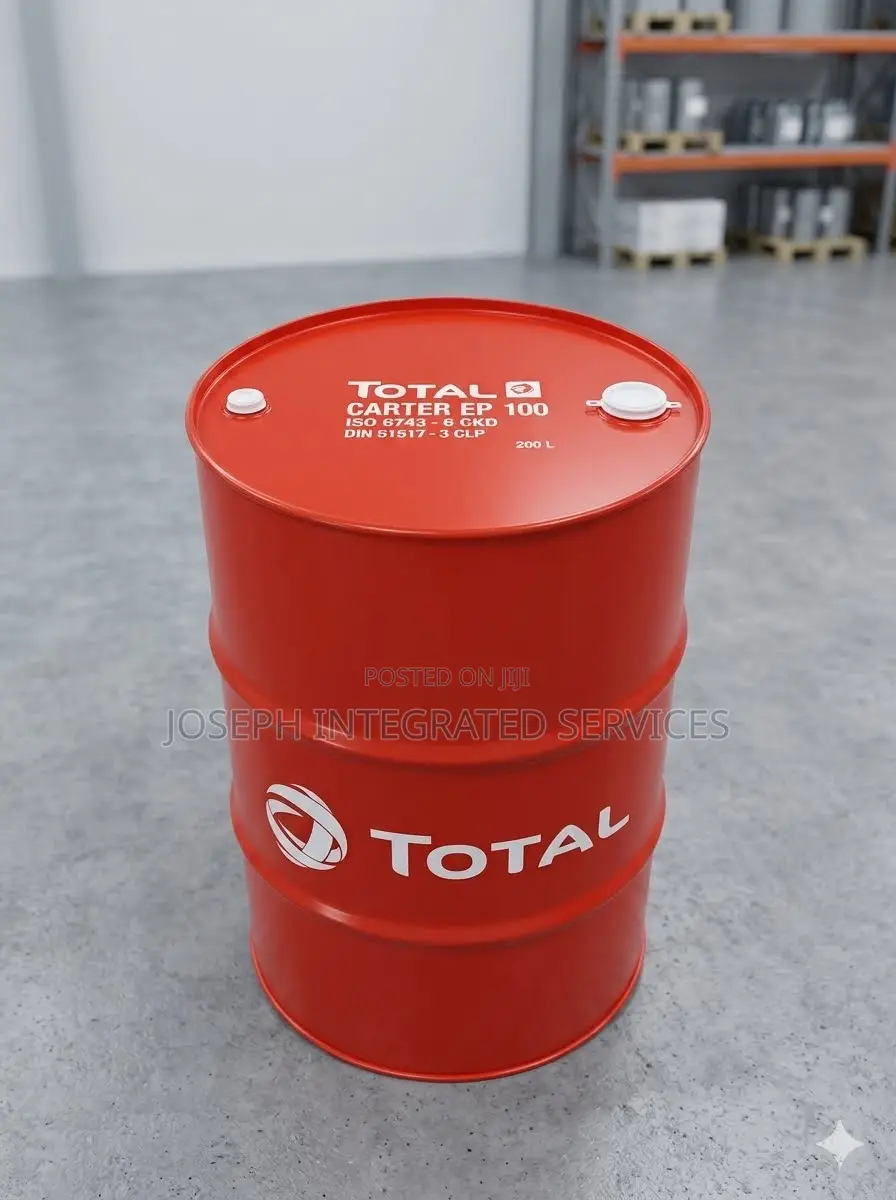 Total Carter EP 100 Industrial Gear Oil Drum.