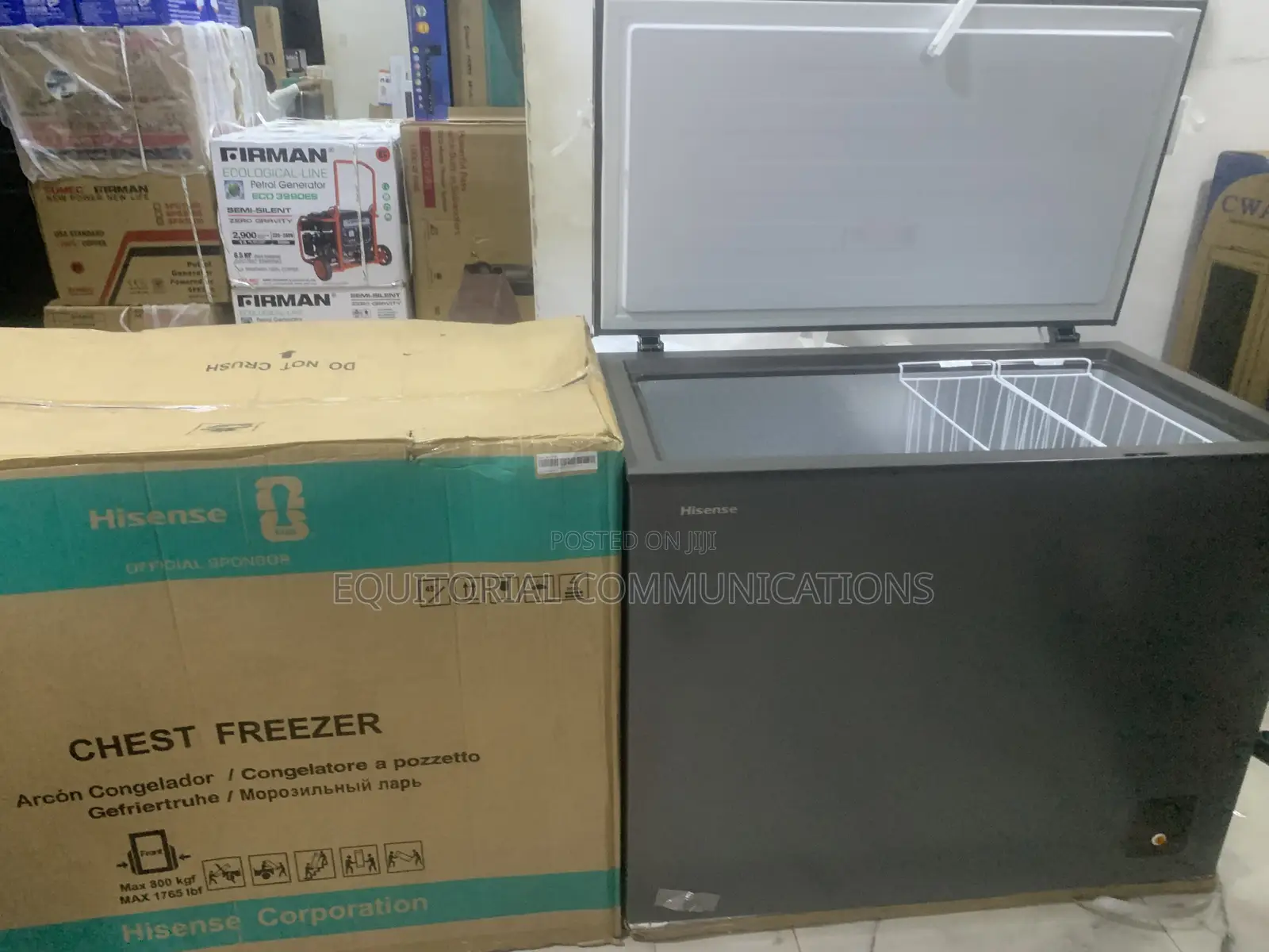 Hisense FC340SH Reliable Deep Freezer 250L Secure Lock and Key System