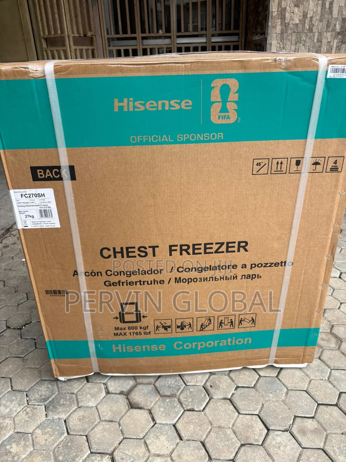 Hisense Freezer FC270SH 200L