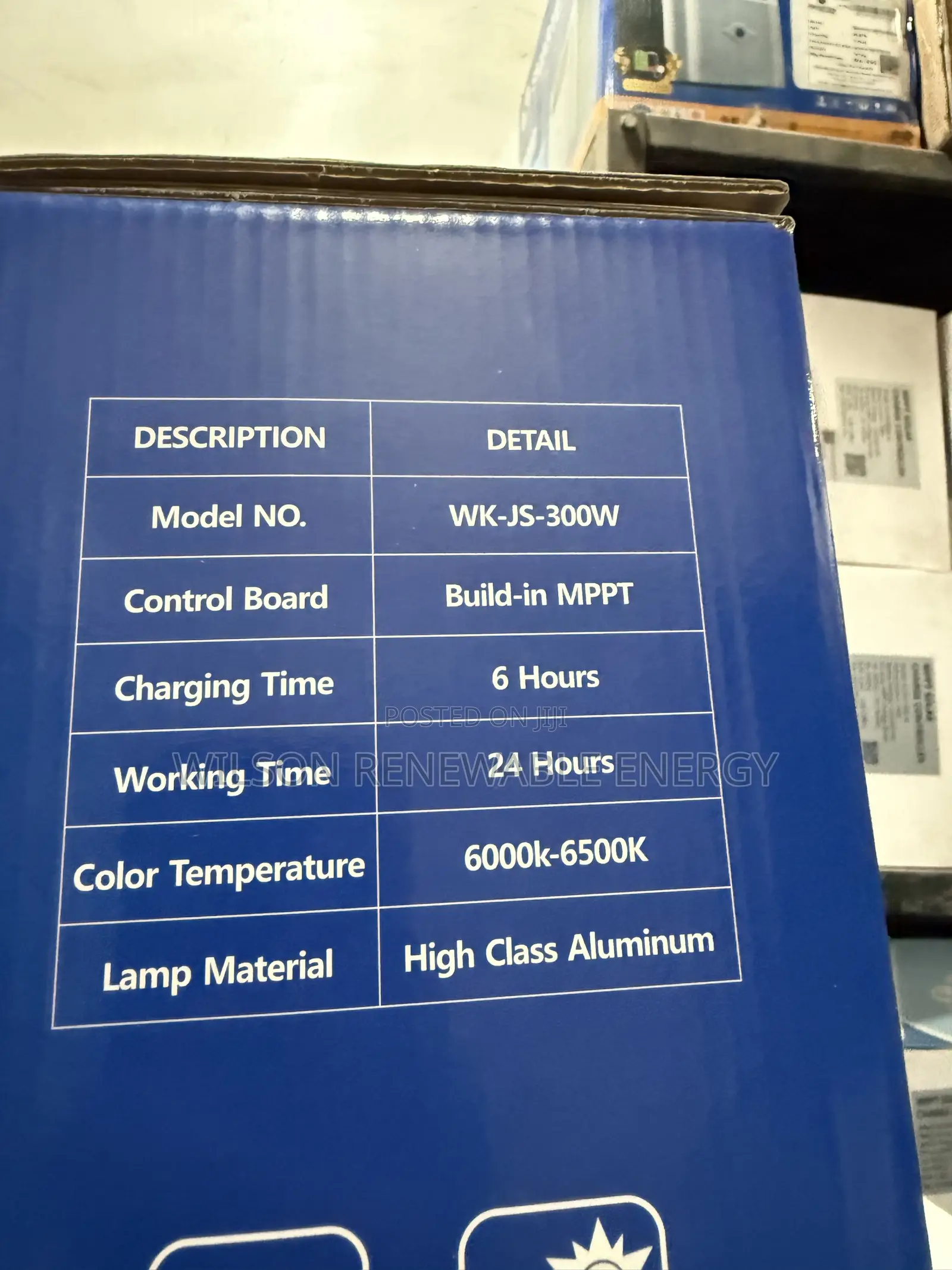300w Wakatek Solar Flood Light