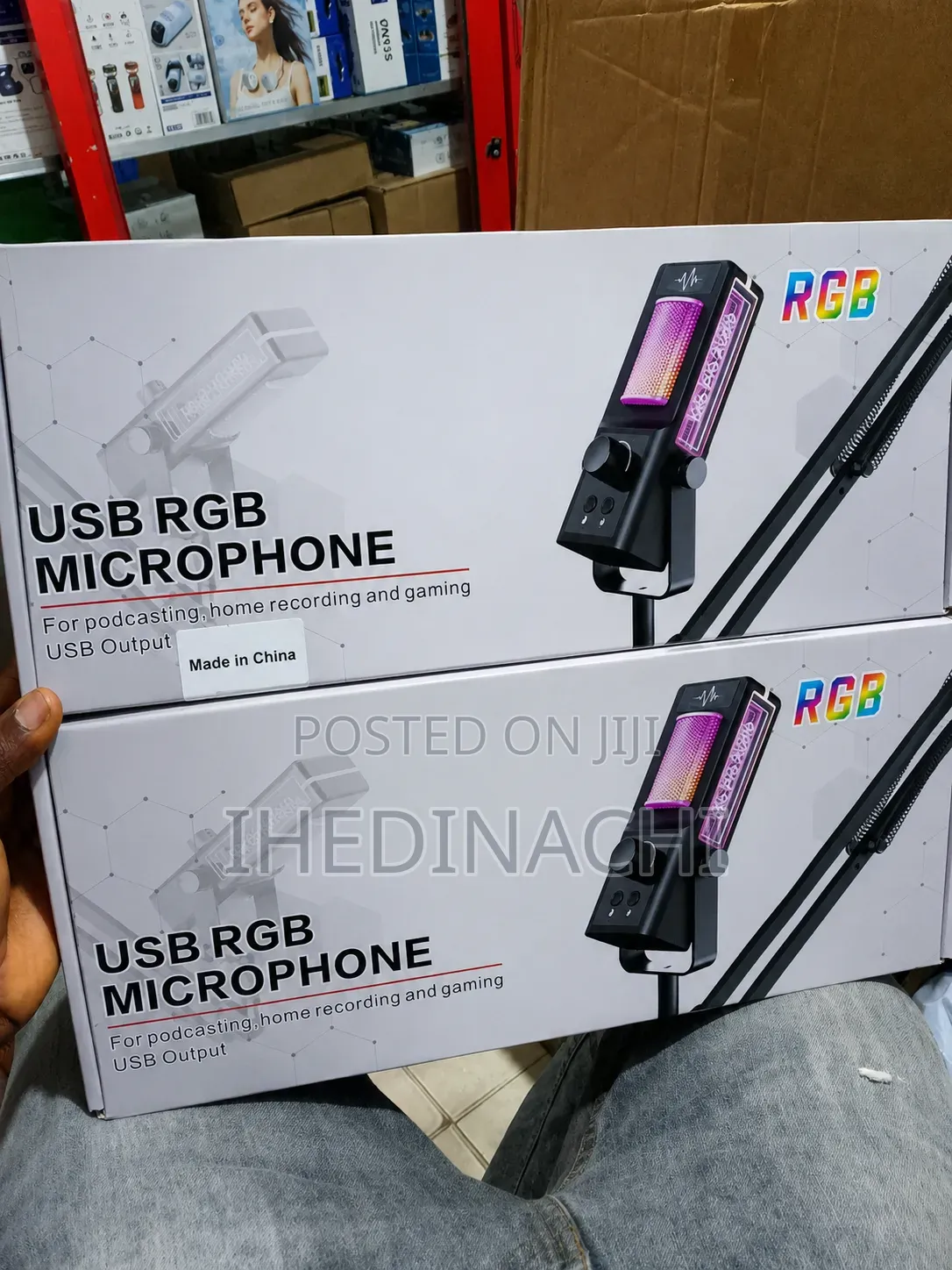 USB RGB Condenser Microphone – Professional Gaming Podcast