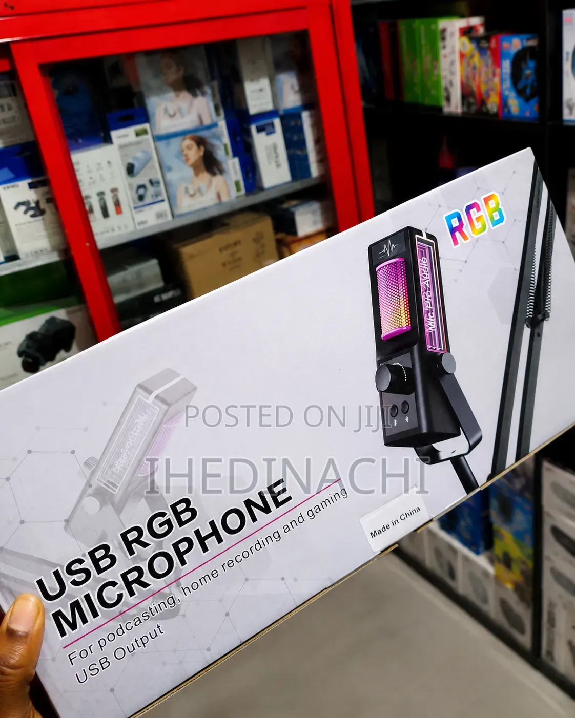 USB RGB Condenser Microphone – Professional Gaming Podcast