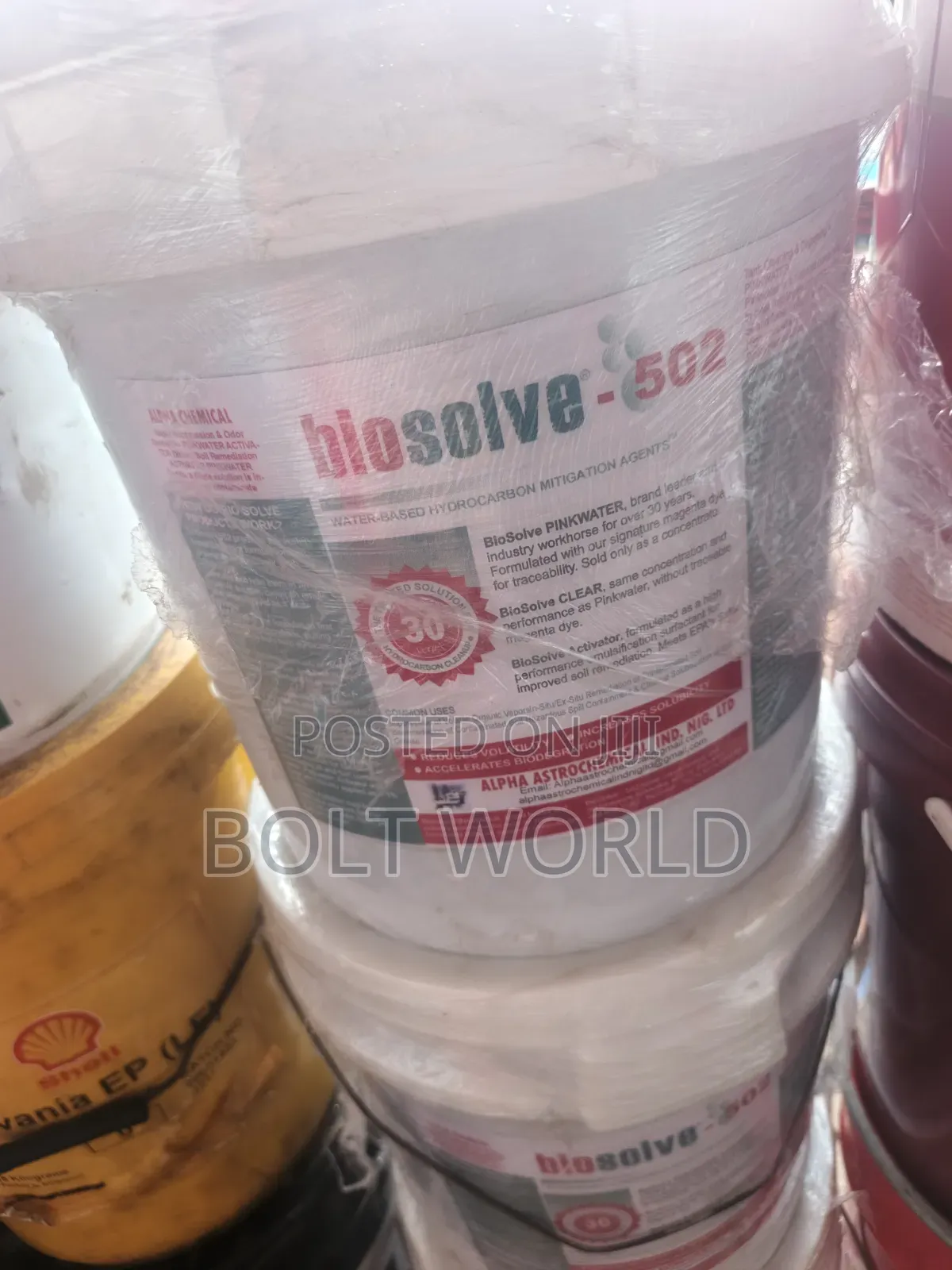 Biosolve-502 Pail Water-Base Hydrocarbon Mitigation Agent