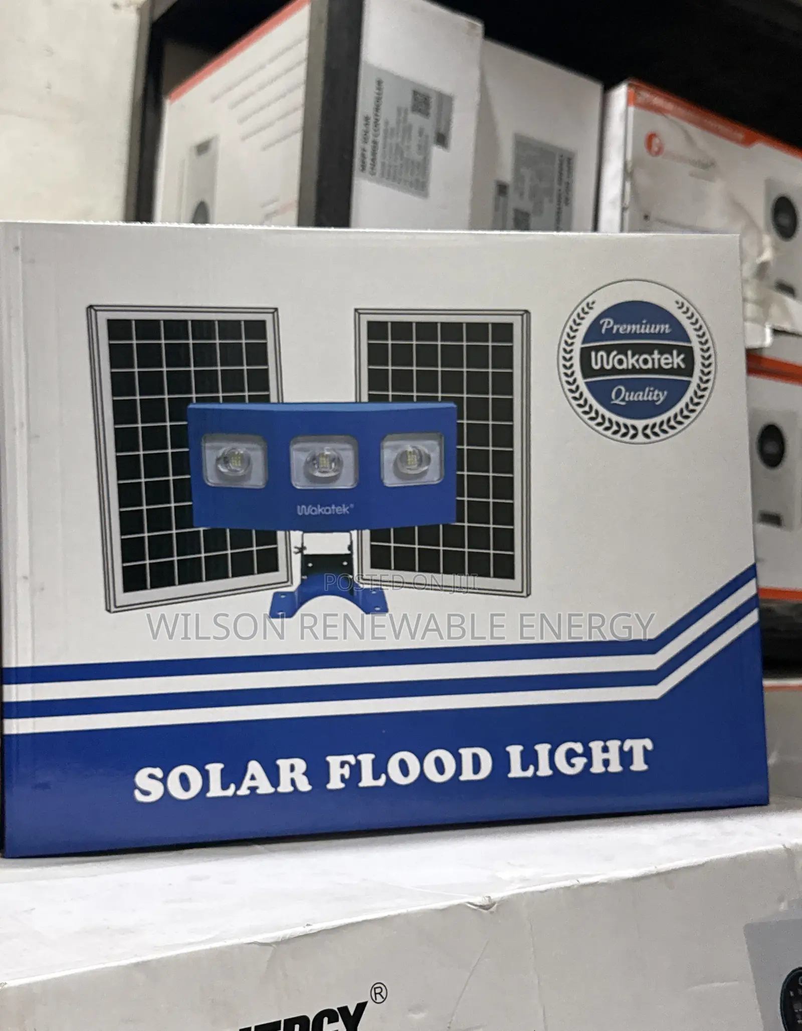 300w Wakatek Solar Flood Light
