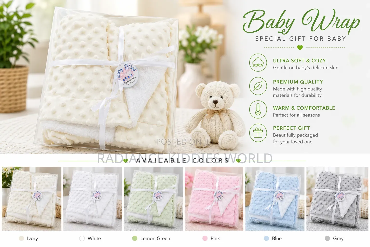 Baby Wrap/ Blanket/ Shawl