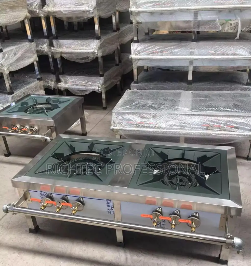 Double Burner Gas Stock Pot Cooker