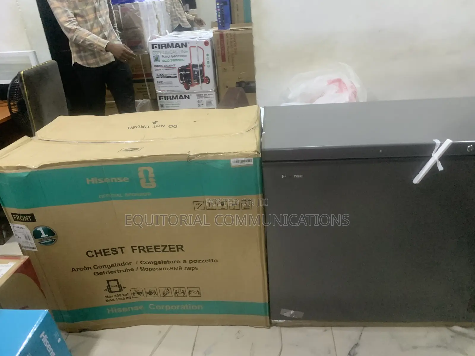 Hisense FC340SH 250L Freezer for Ice Cream, Meat, and Frozen Produce